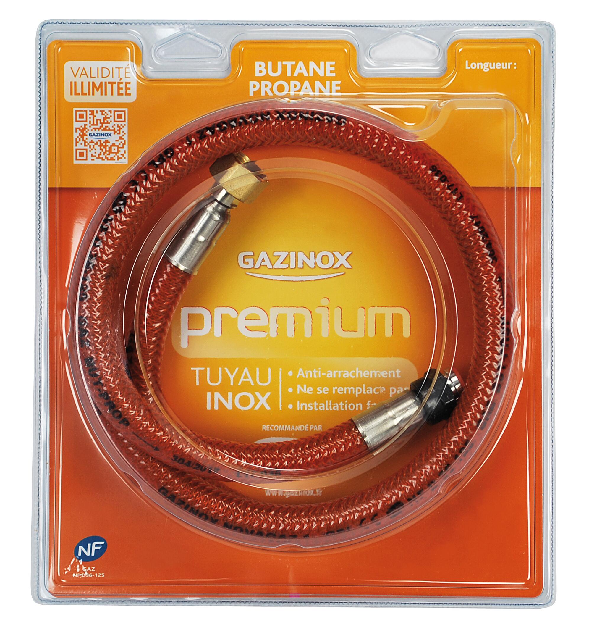 Flexible inox gaz bp validité illimitée garantie à vie, H2m MASTERINOX Premium - 4