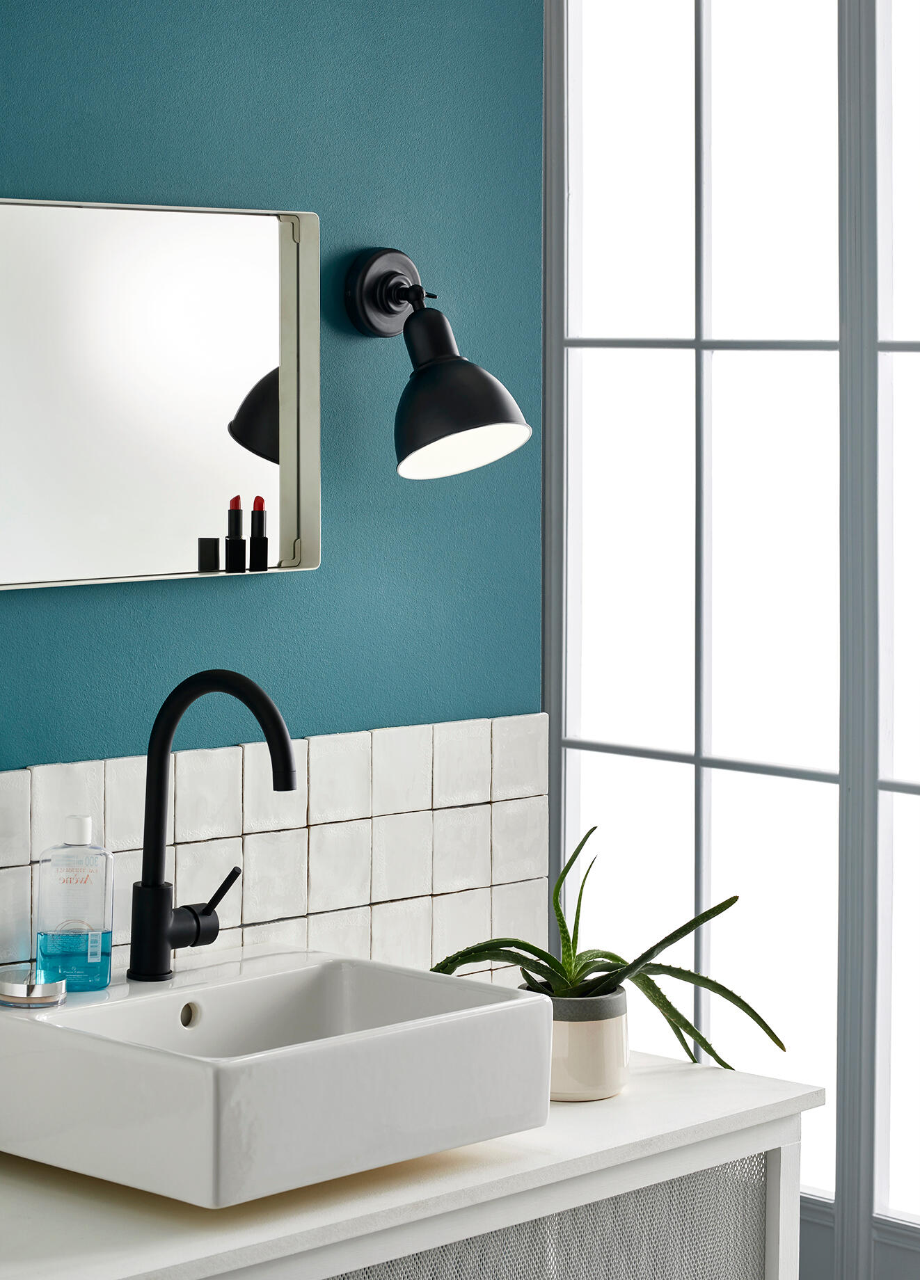 Spot salle de bain GU10 Lewis, métal Corep - 2