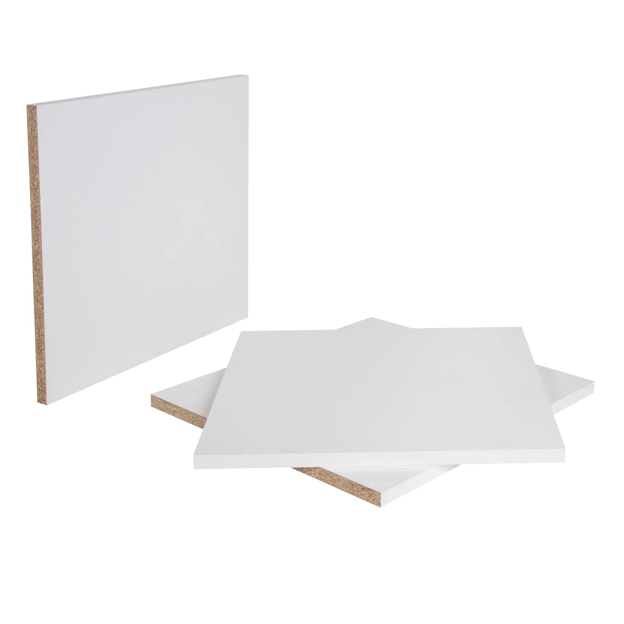 Tablette aggloméré mélaminé super blanc UNILIN, L.250 x l.65 cm x Ep.28 mm - 6