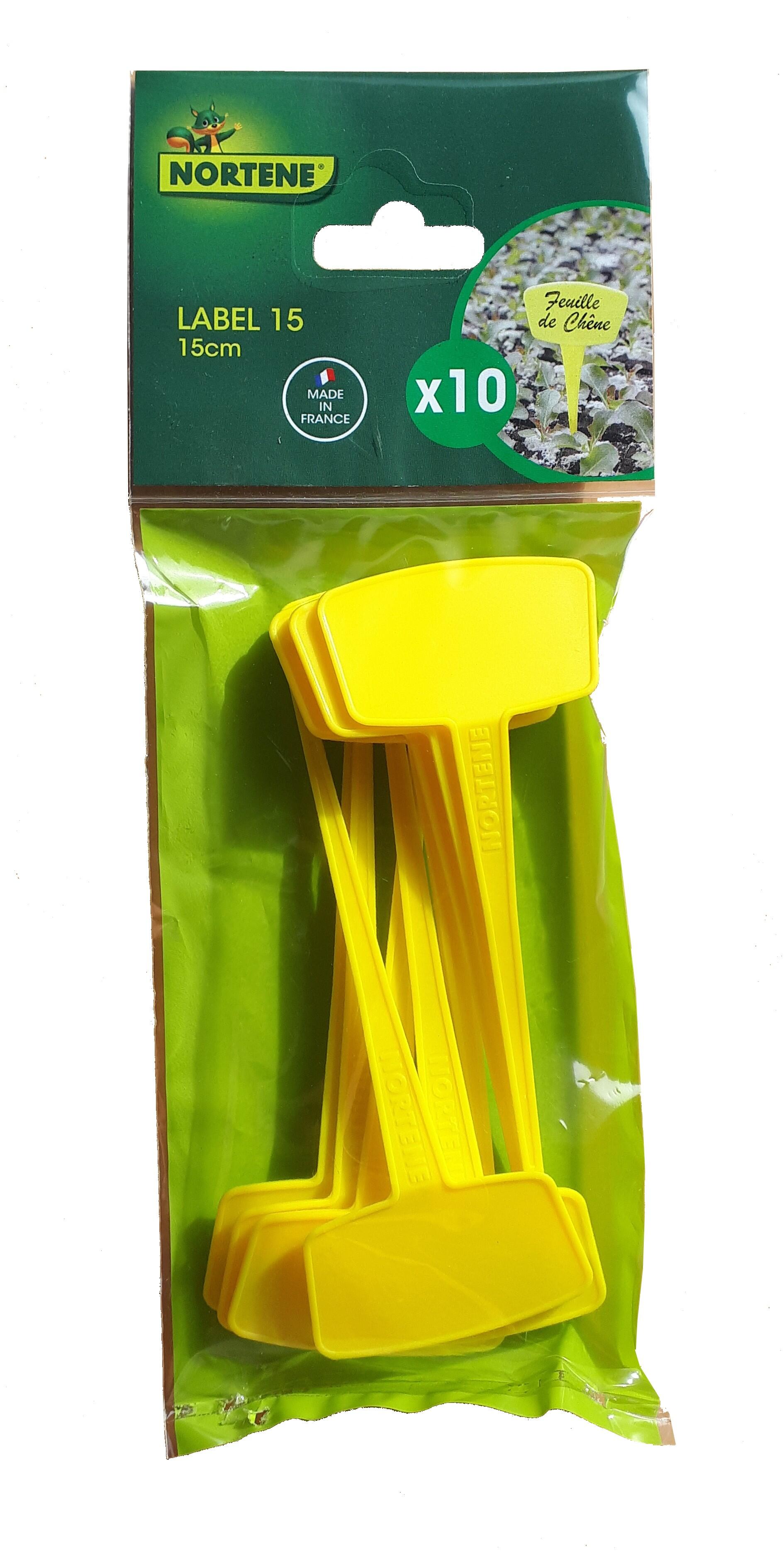 N/A étiquettes polypropylène jaune NORTENE - 3