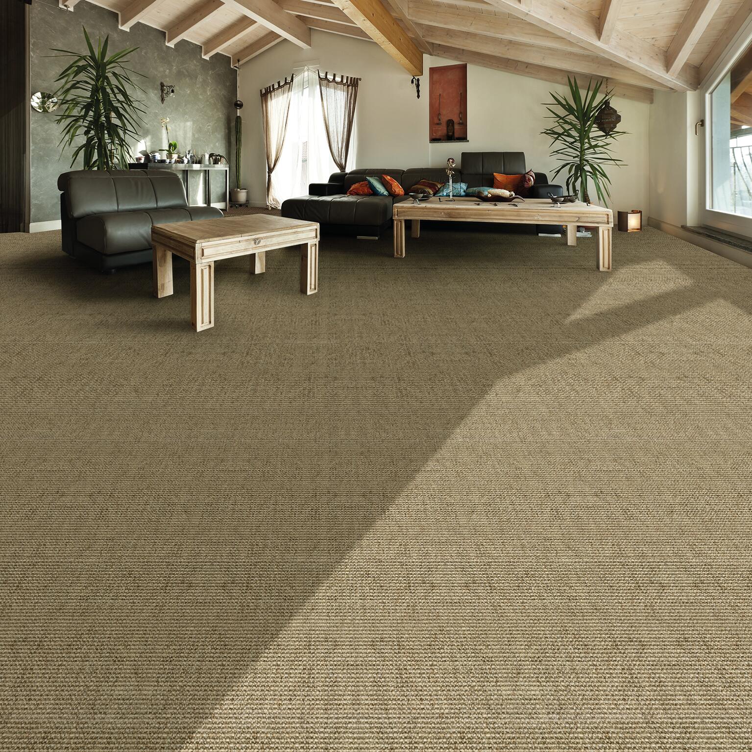 Sisal structuré naturel, Mer du nord, rouleau l.4 m | Leroy Merlin