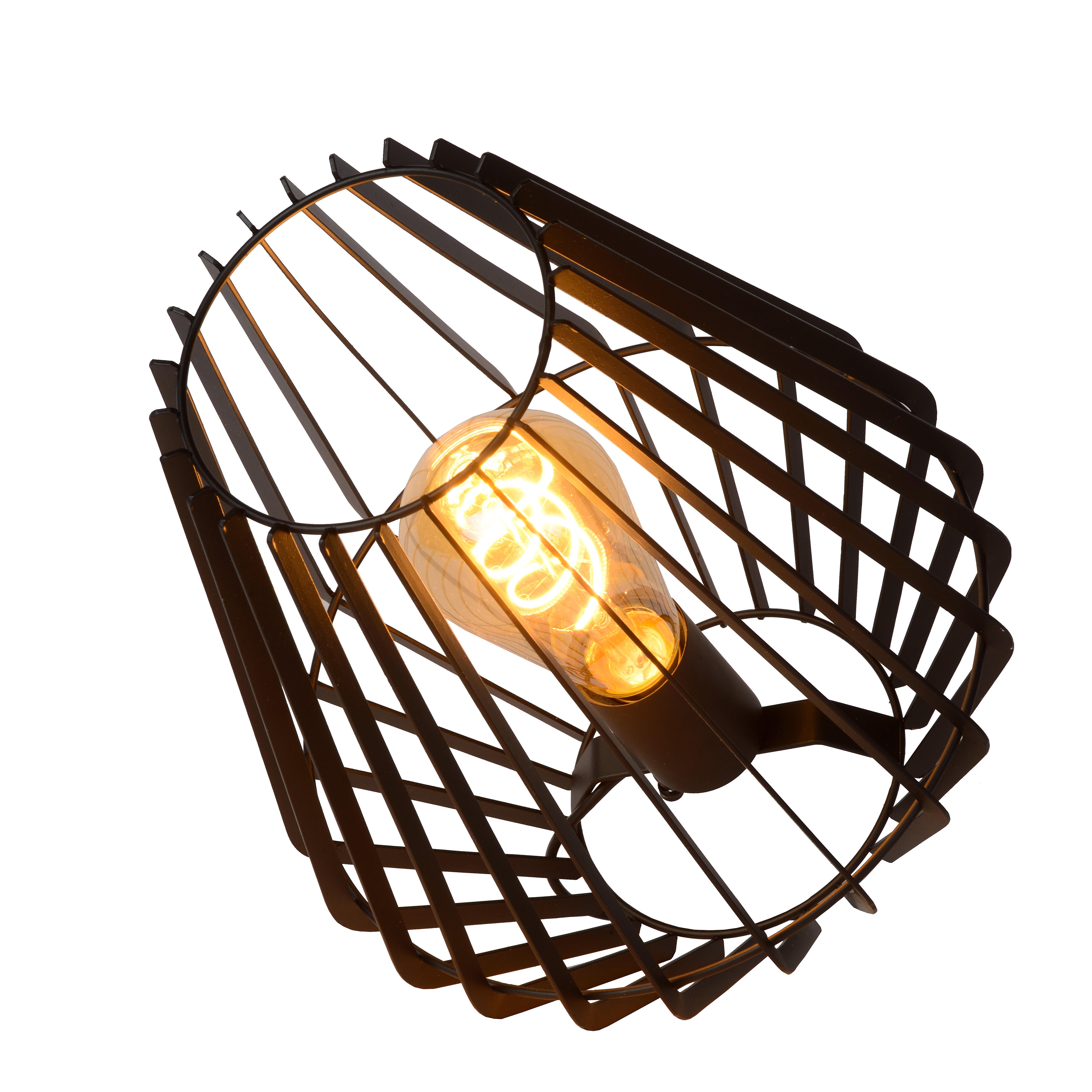 Lampe Reda, acier, H.26 cm, E27 - 4