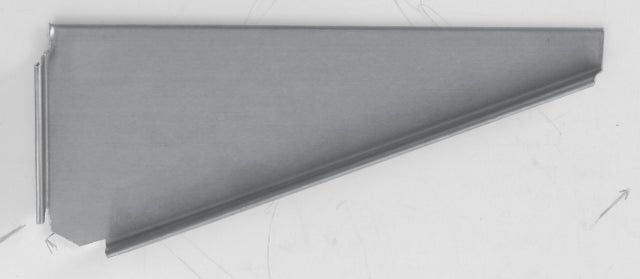 Talon emboîtable nantais droit zinc gris SCOVER PLUS, Dév.33 cm