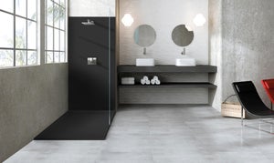 Receveur de douche en fibre de verre 70x100 Anthracite Ardesia Ultraslim h 3cm