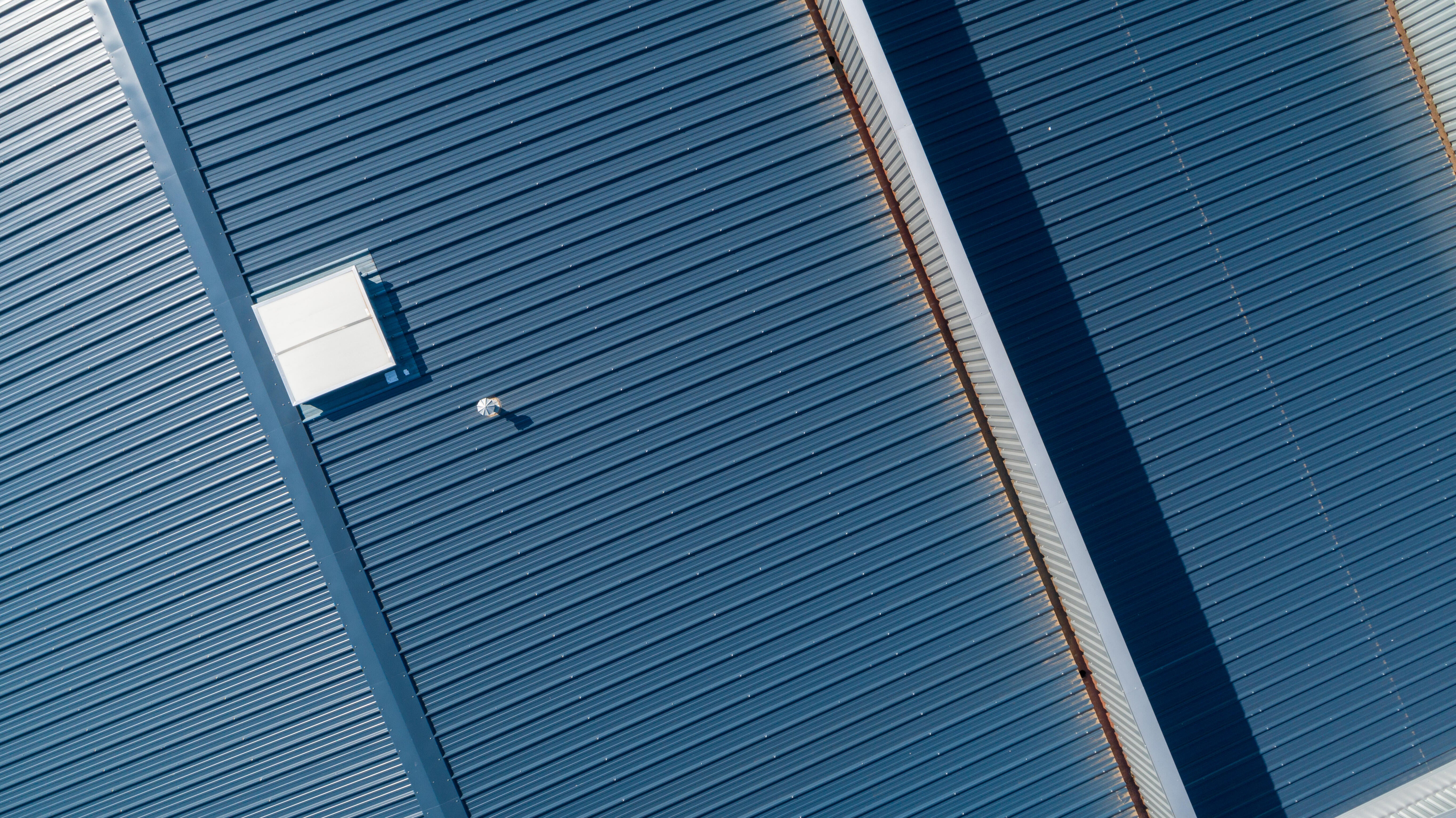 Plaque de couverture, nervuré bleu, l.105 x L.300 cm, H.45 mm, Ep.0.63 mm - 9