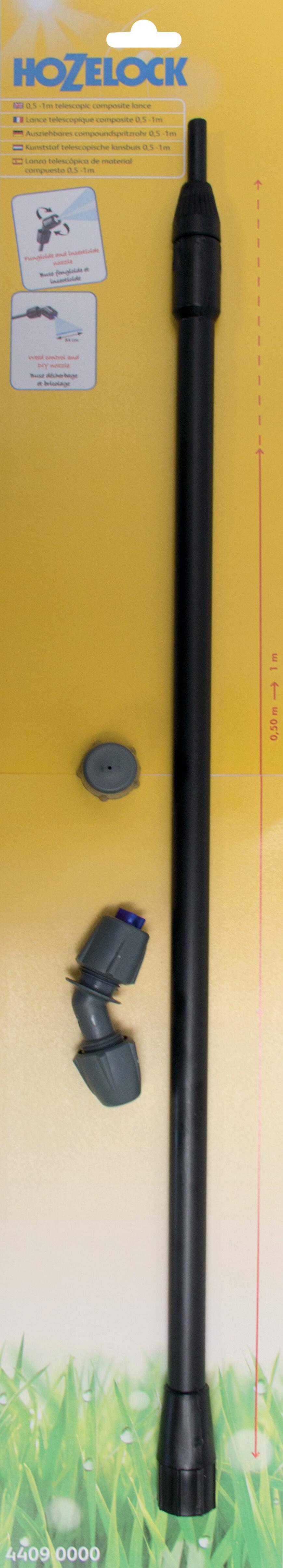 Lance télescopique fibre de verre 1m pulvérisateurs Hozelock - 4