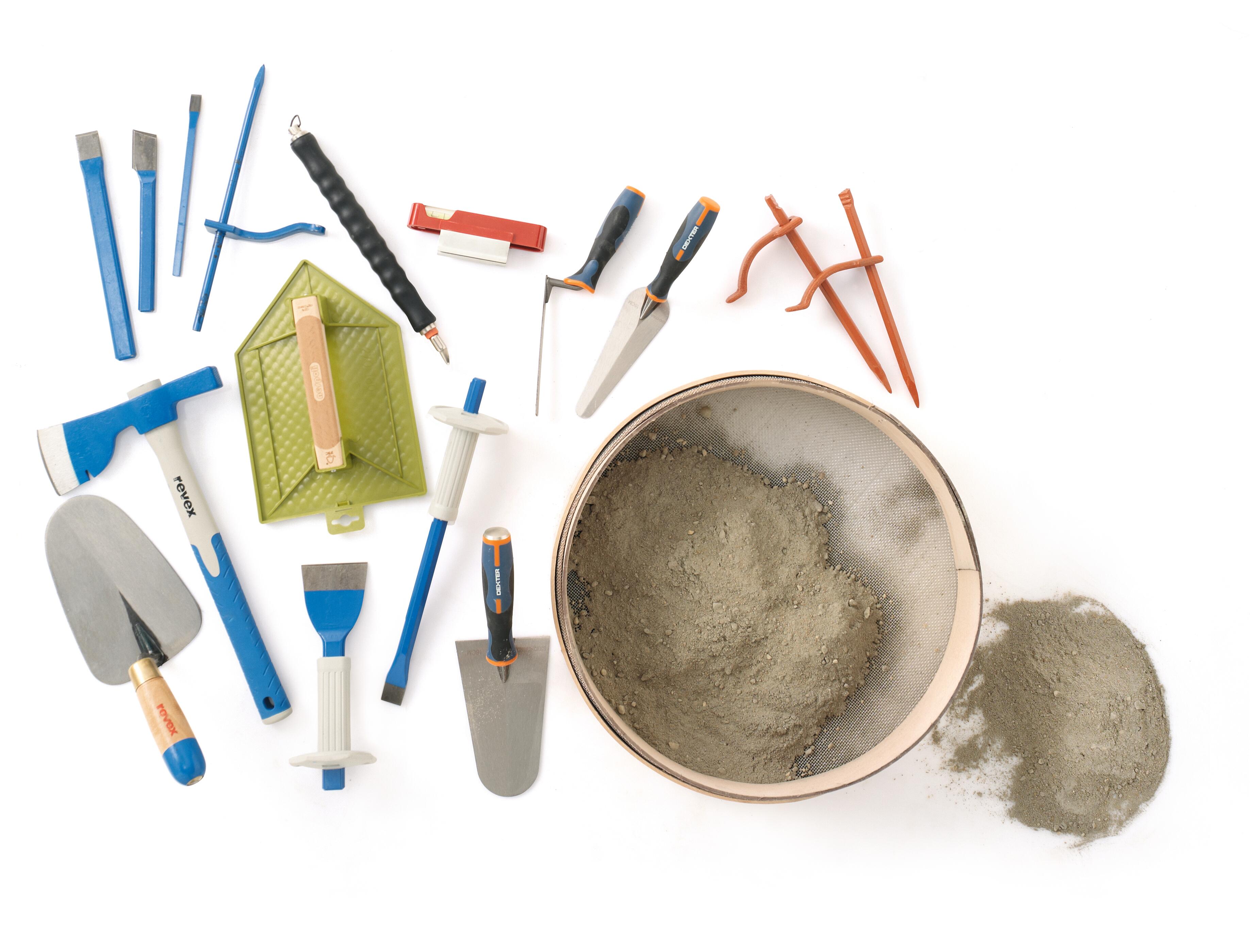 Ciseau de maçon 350 mm + pare-coups REVEX - 2