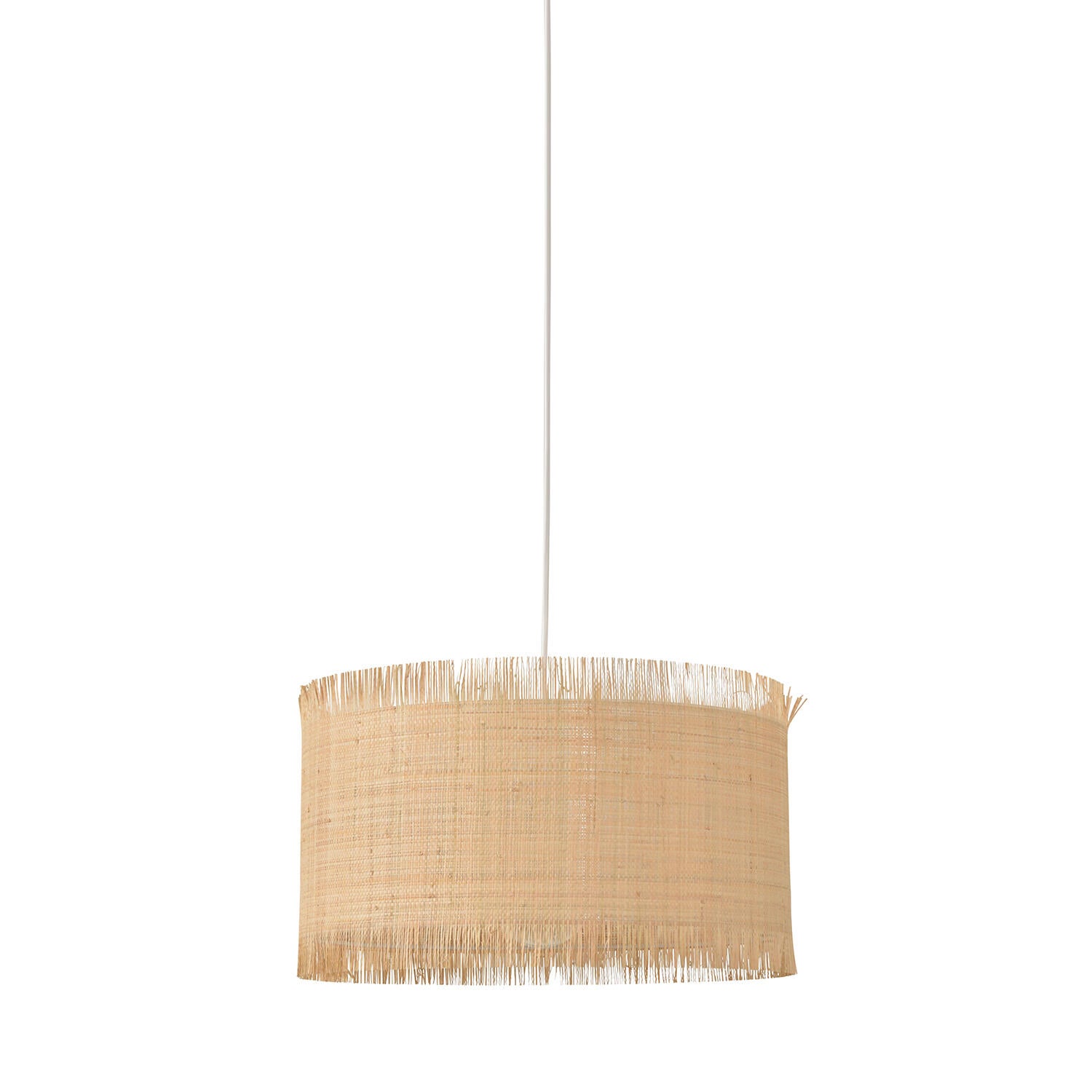 Suspension Ibiza raphia, beige, Diam.38 cm, E27 - 6