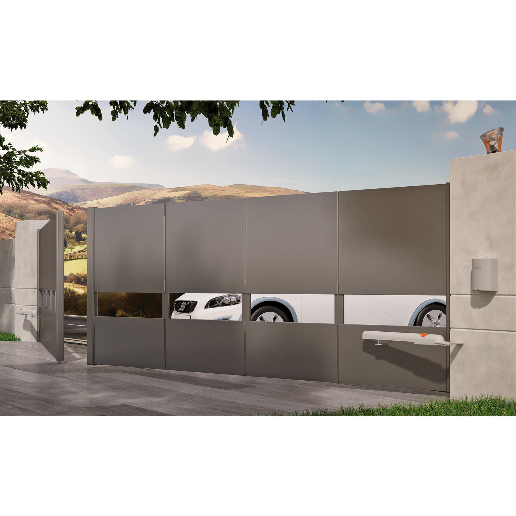 Moteur pour portail battant, NICE HOME, Aria 400 - 2