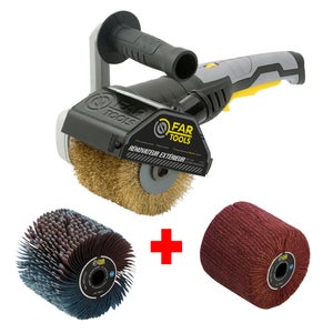 Pack rénovateur extérieur filaire + 2 brosses FARTOOLS 615127, 1300 W