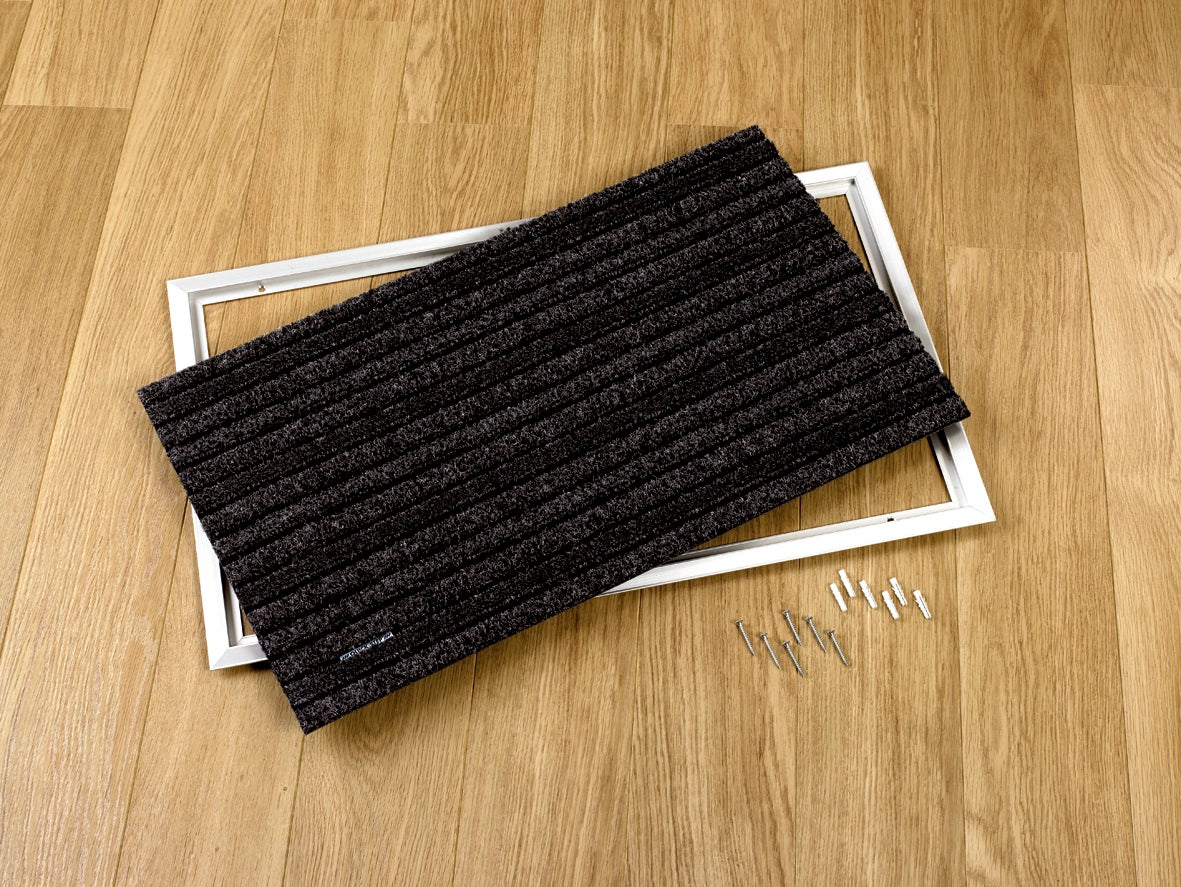 Paillasson noir l.47.8 cm x L.79 cm, Sens by Quick-step encastrable - 4
