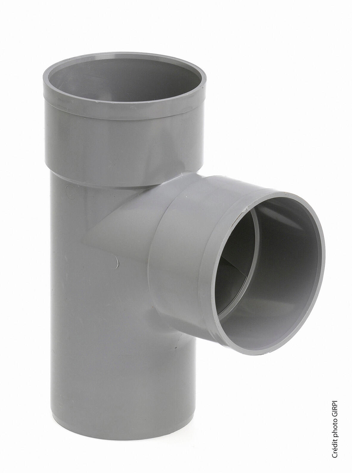 Té simple mâle / femelle 87° pvc Diam.125 mm GIRPI - 3