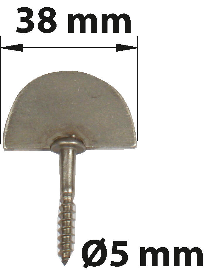 Butée de fermeture de volet battant en inox 316, Diam.5 x H.60 x L.40 x P.10 mm - 3
