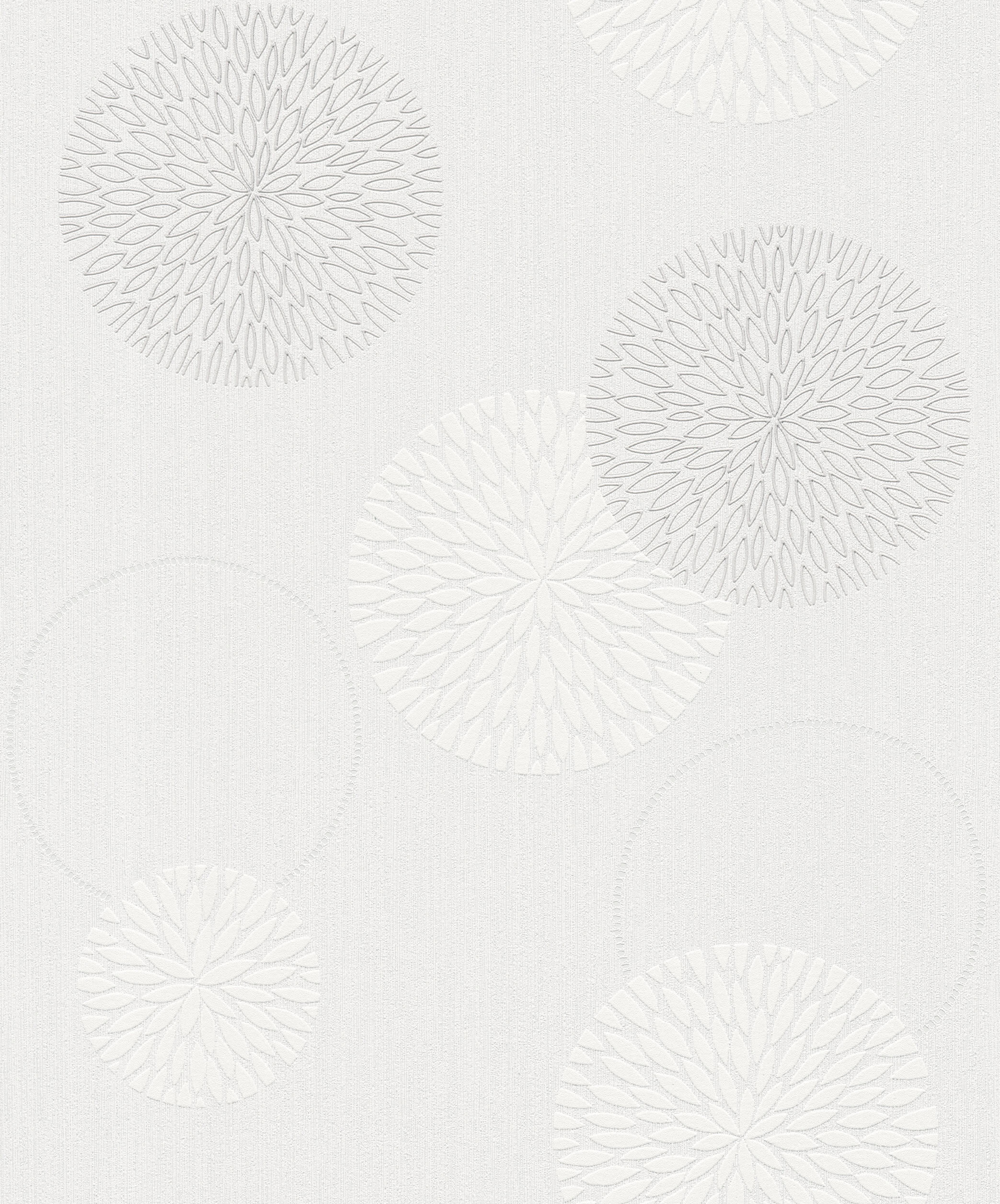 Papier peint intissé Spot bulles blanc - 6