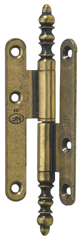 Paumelle acier pour meuble HETTICH, L.110 x l.55 mm - 3