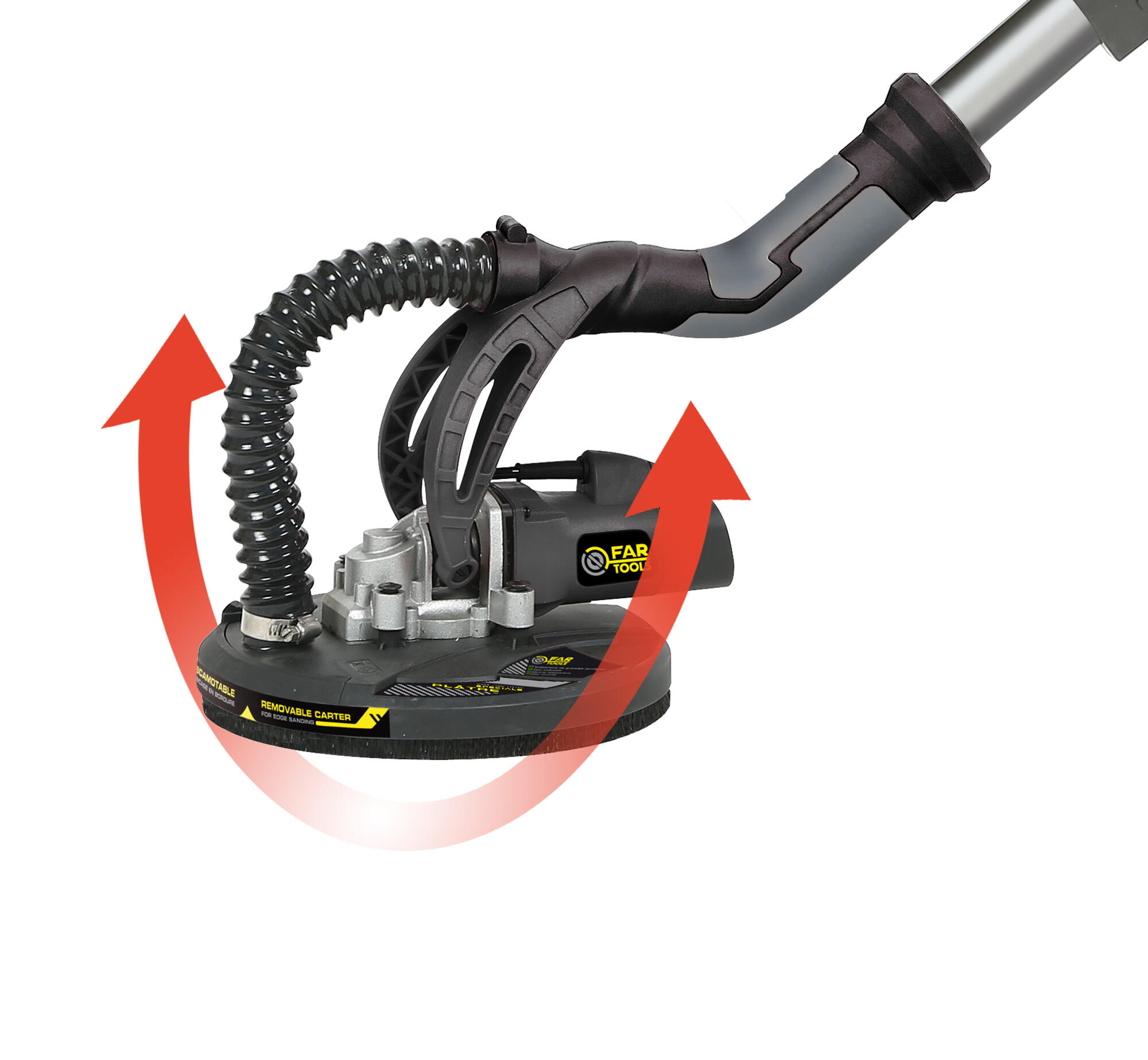 Ponceuse à plâtre téléscopique filaire FARTOOLS 115159, 710 W - 6