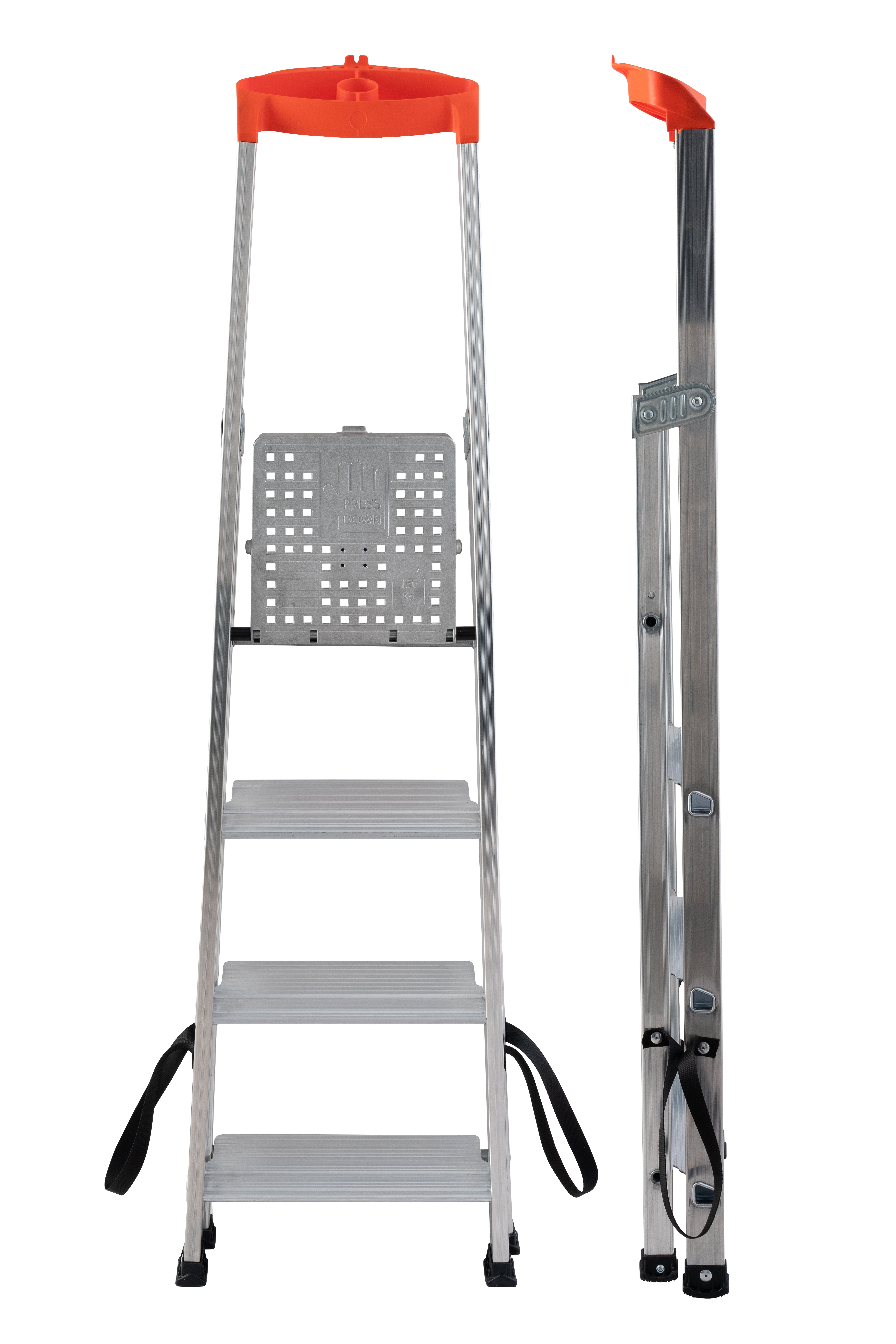 Escabeau aluminium HAILO 4 marches - 2