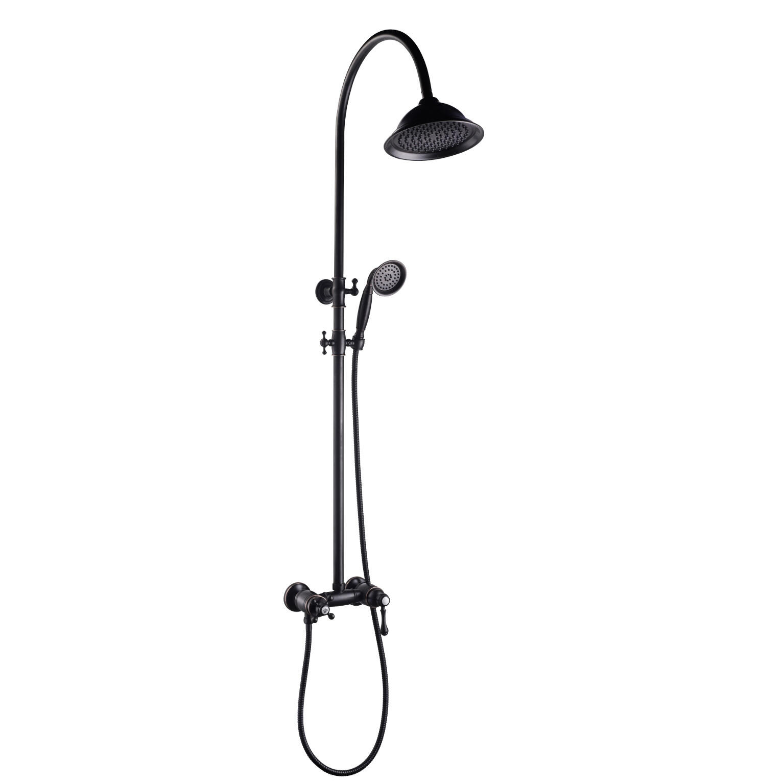 Colonne de douche mitigeur mécanique 1 jet(s) noir Leed ESSEBAGNO - 7