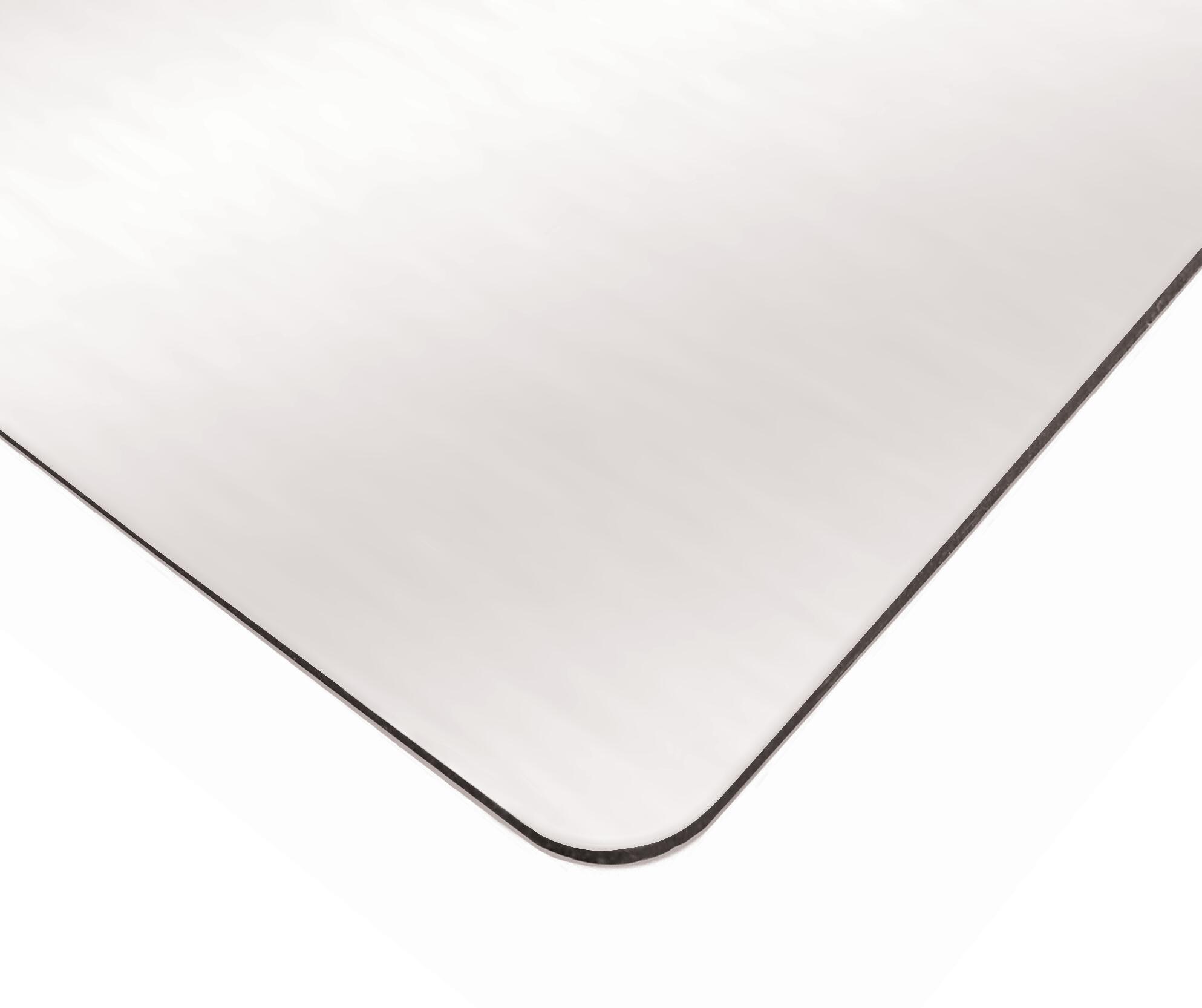 Plaque de verre synthétique ronde noir 2 mm ou 4 mm 45 cm (450 mm