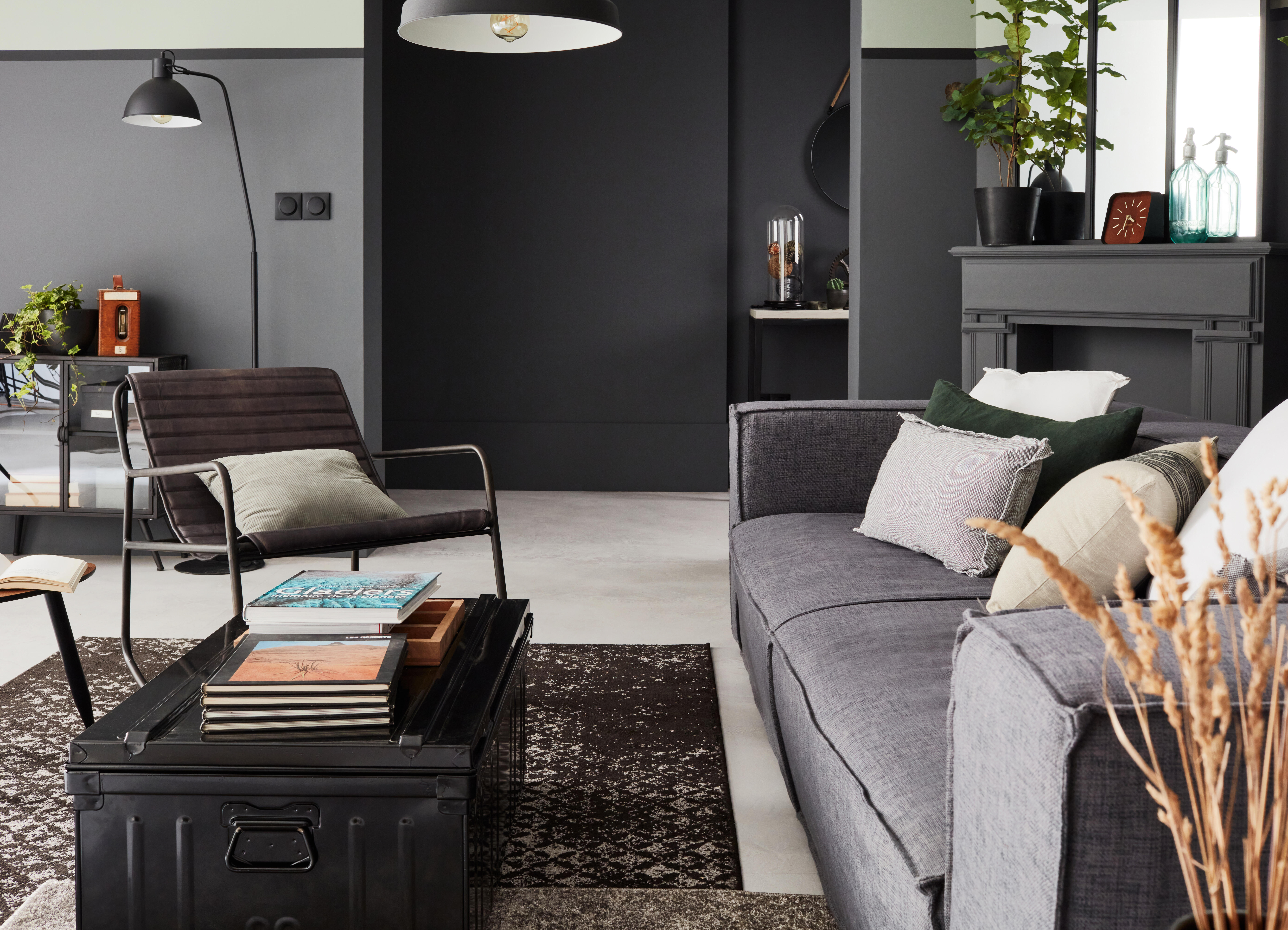 Boîte de chantier acier noir l.90 x H.37 cm SNOR - 6