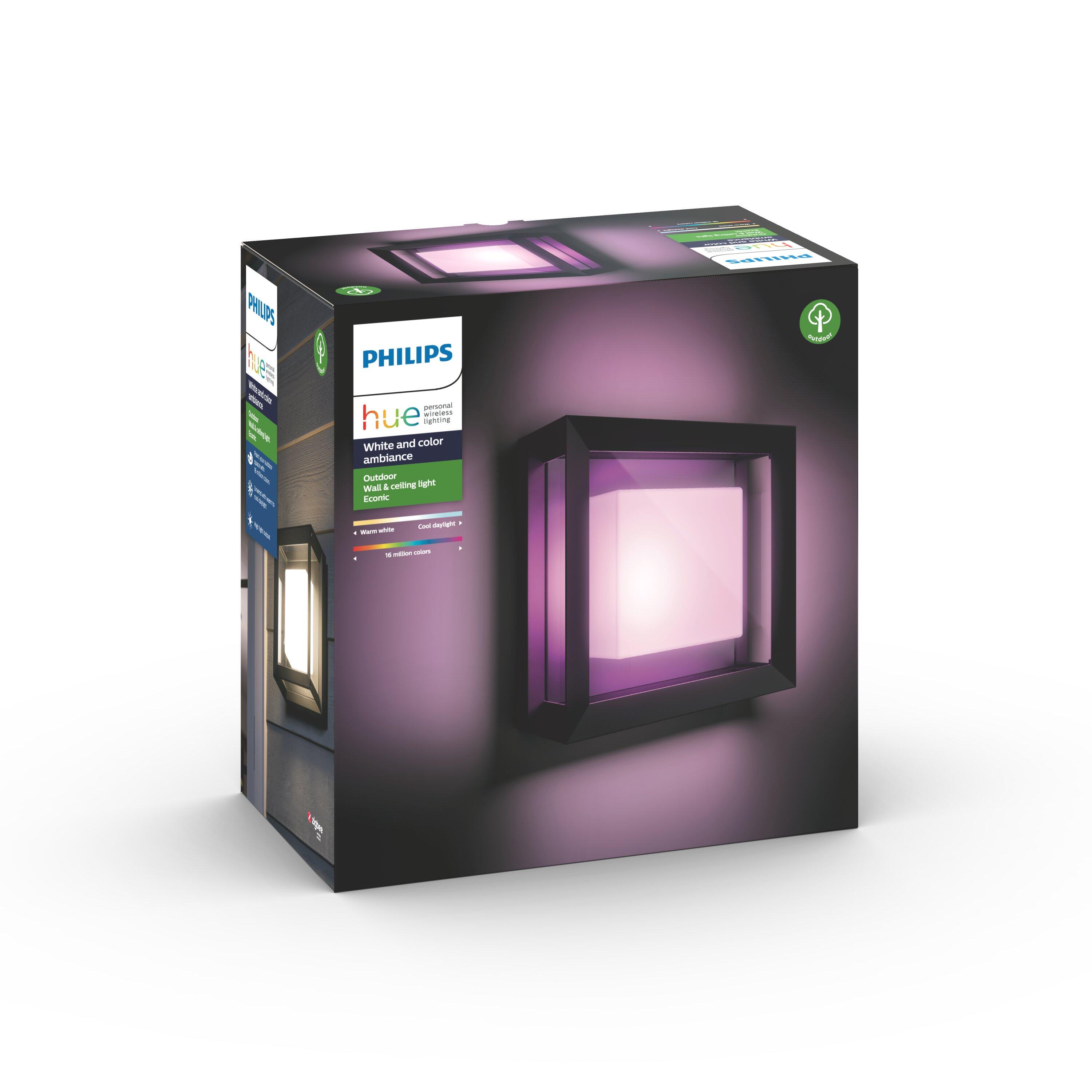 Applique extérieure connectée, couleurs et blanc, Econic PHILIPS HUE - 7