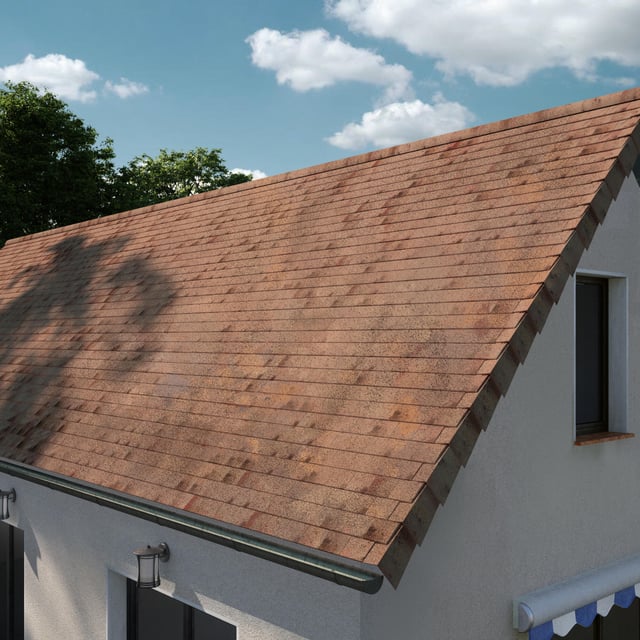 Tuile plate 17x27 terre de beauce 501 IMERYS