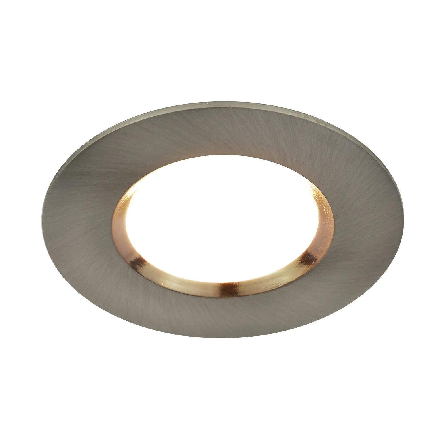 Kit 1 spot à encastrer salle de bains fixe Tiaki led intégrée NORDLUX rond acier - 8