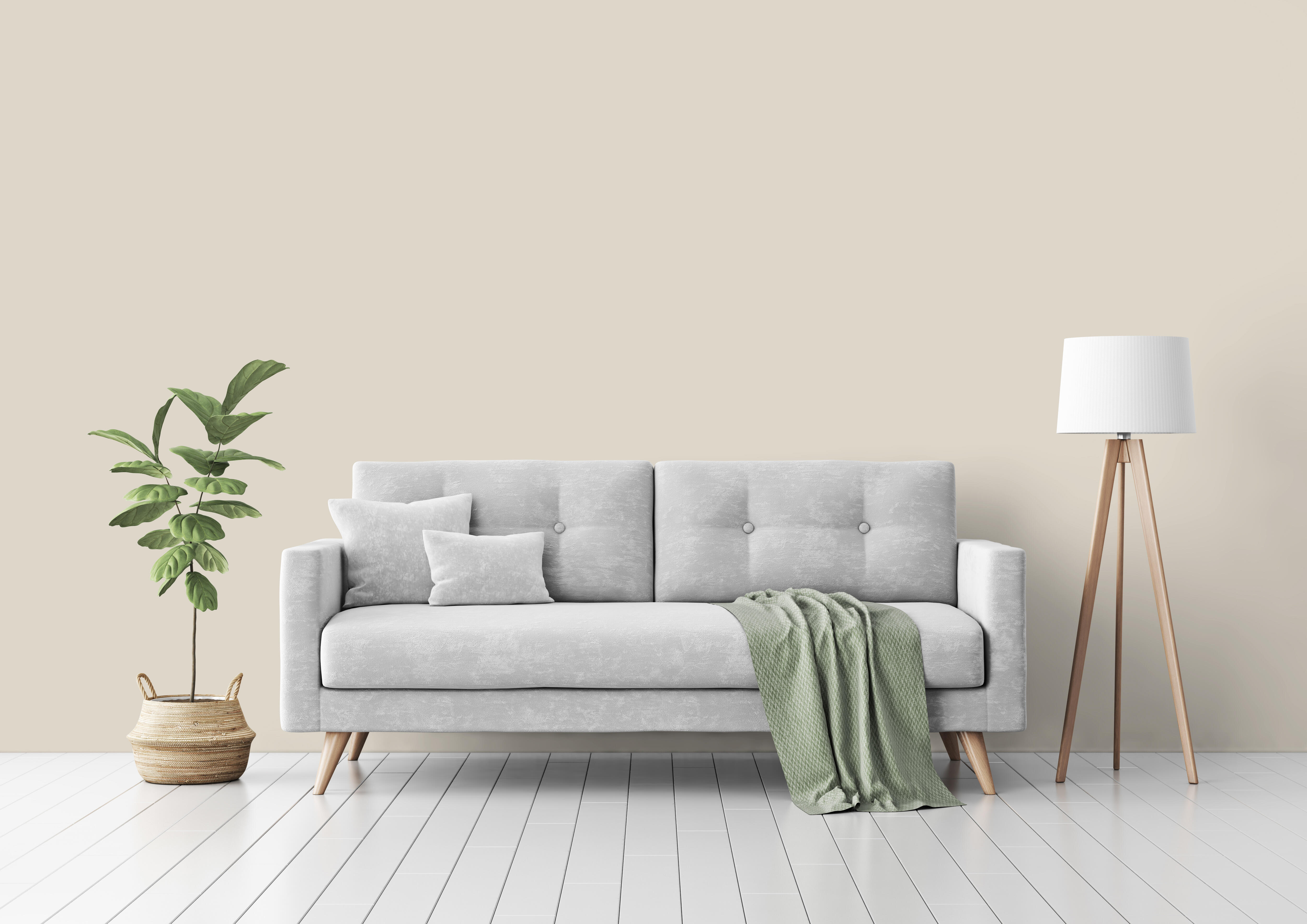 Peinture mur, boiserie, radiateur beige glaise velours RIPOLIN , 2.5L - 5