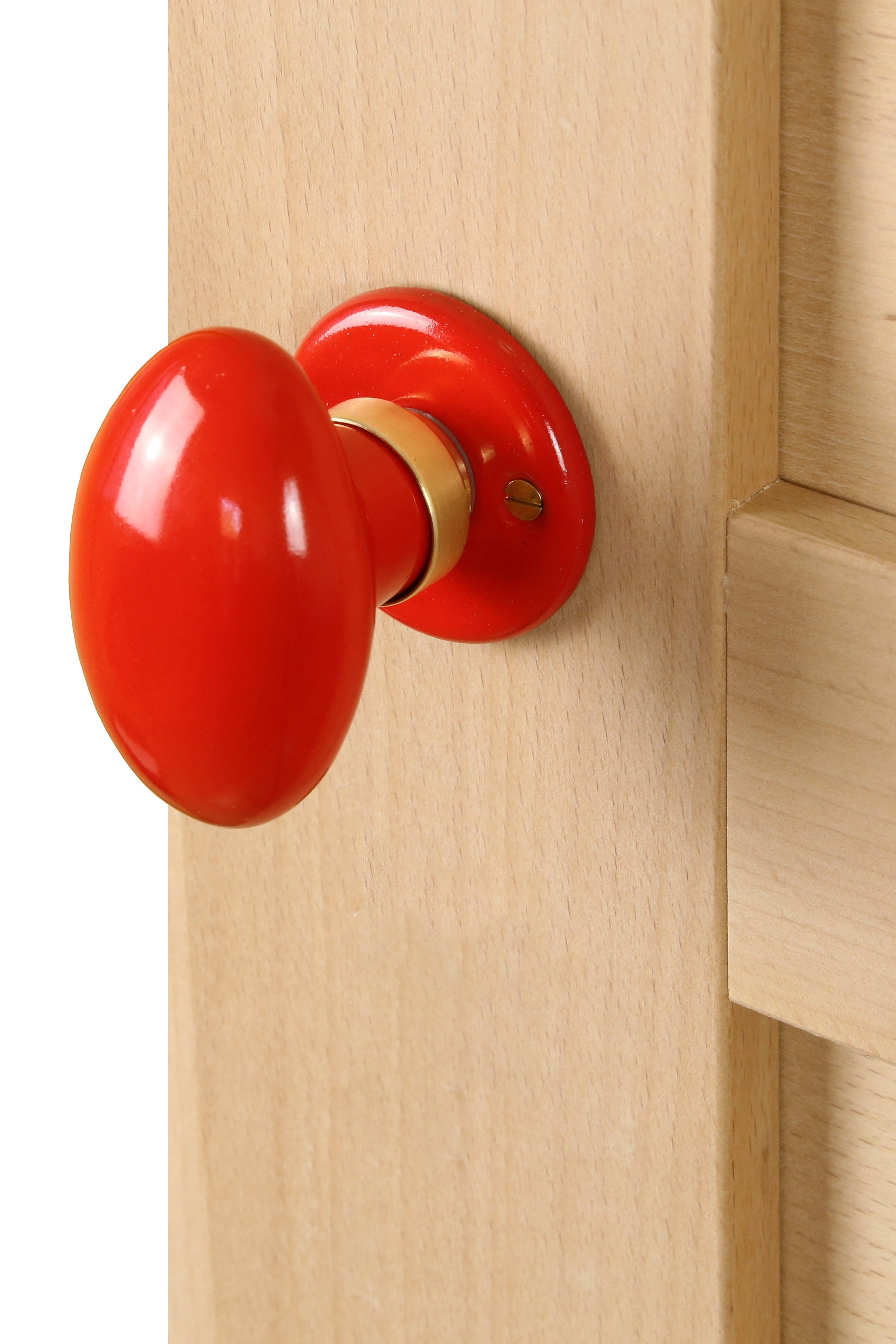 Lot De 6 Boutons De Porte Enfant - Poignées Adhésives Souples PVC Dessin Animé Voiture De Sport Rouge - Pour Armoire, Tiroir, Commode