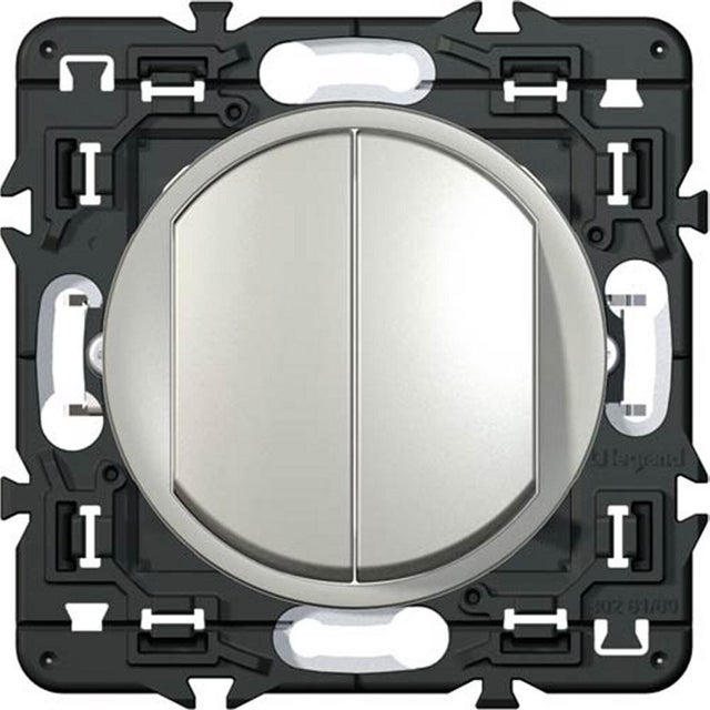 Double poussoir à assembler, LEGRAND Céliane, titane