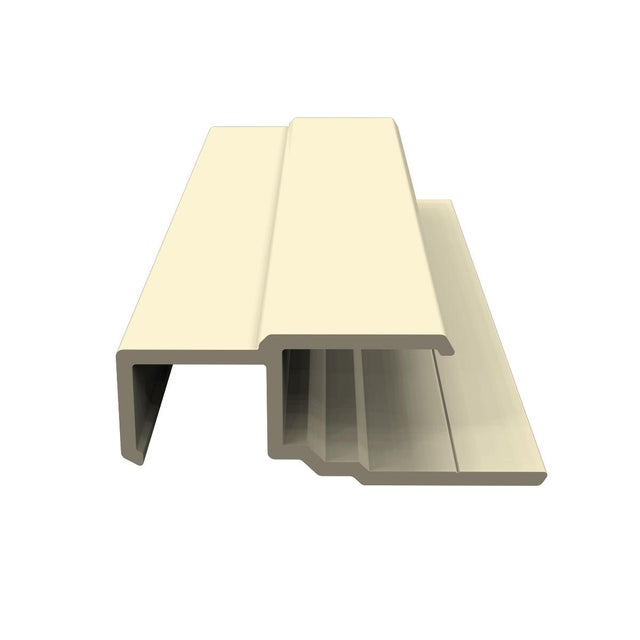 Profil multifonction pvc FREEFOAM Faza / solid crème 3 m