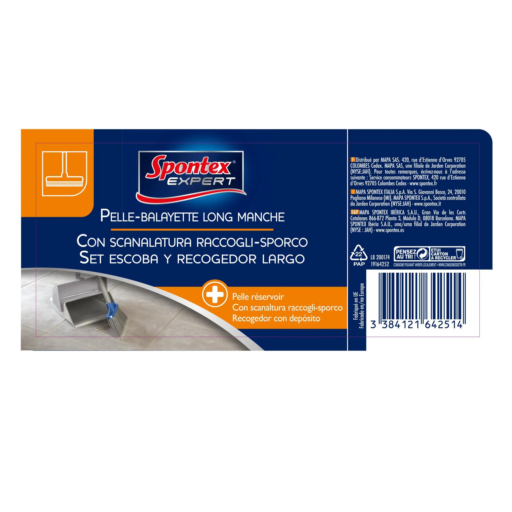 Pelle et balayette long manche SPONTEX EXPERT - 4