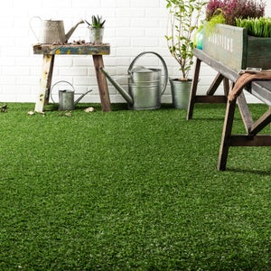Gazon Synthétique 35 Mm - Rouleau 2x6 M (12 M²) - Ultra Dense, Résistant Chlore Et Sel - Garantie 10 Ans