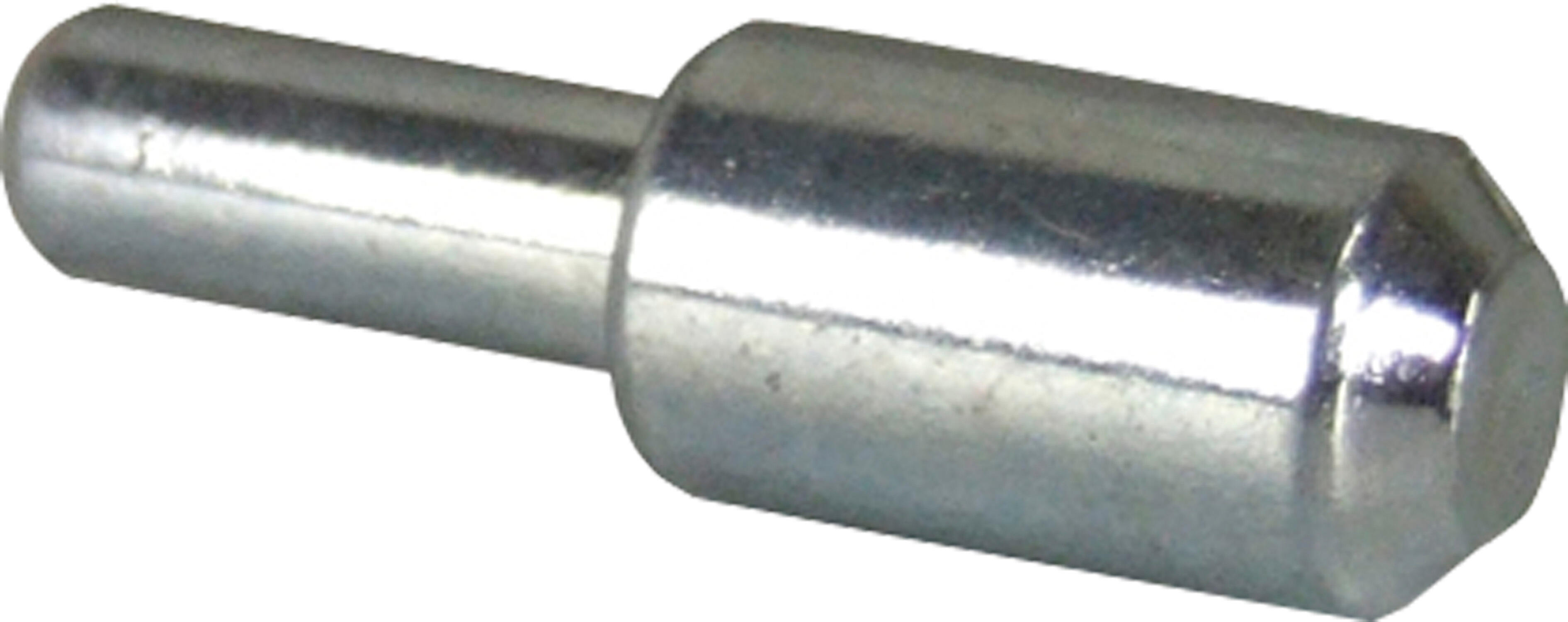 20 taquets d'étagère, acier gris, Diam.3 mm - 2