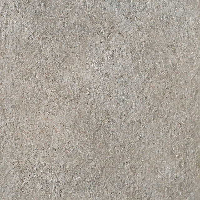 Dalle sol extérieur effet béton taupe Siena l.60 x L.60 cm