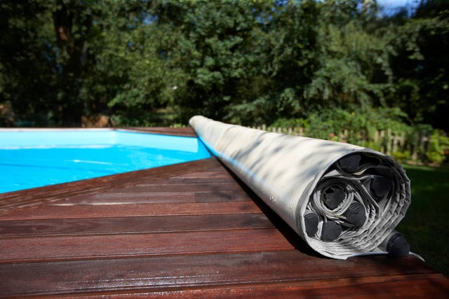 Bâche de sécurité rectangulaire BWT MYPOOL  L.440 x l.414 cm