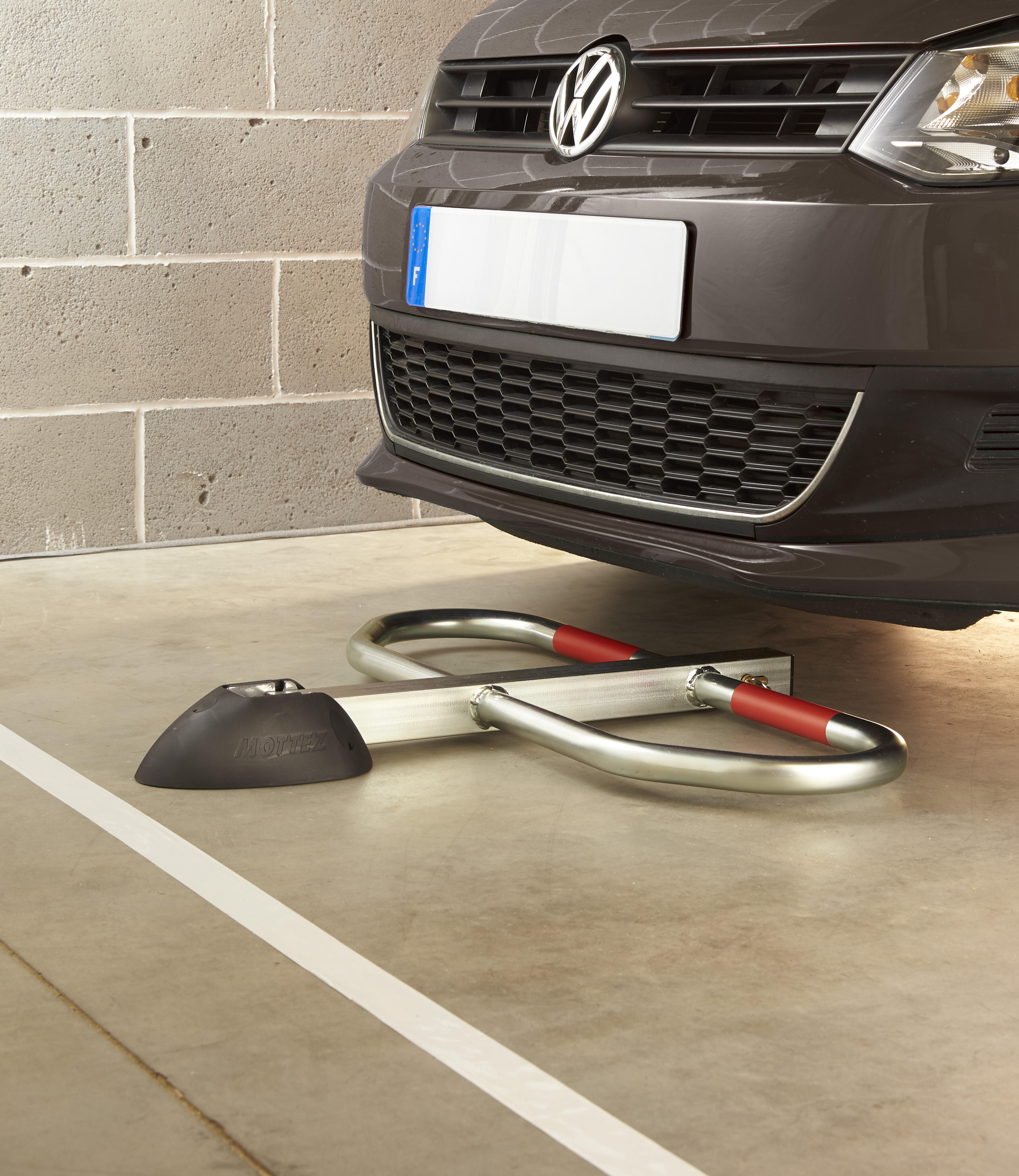 Sbarra  per parcheggio MOTTEZ pieghevole 1 piede automatico 60 cm - 3