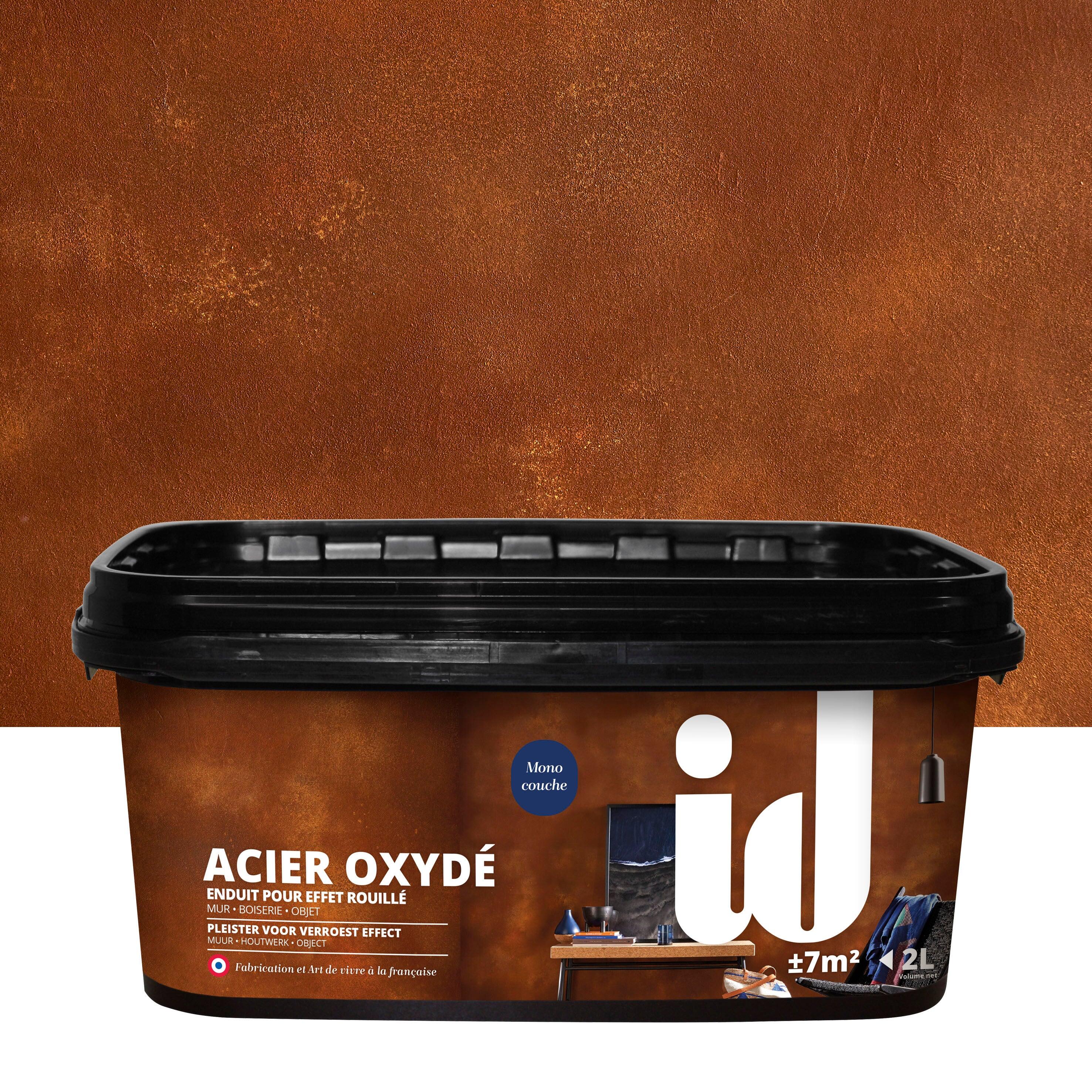 Pittura decorativa ID ruggine marrone corten 2 l - 15