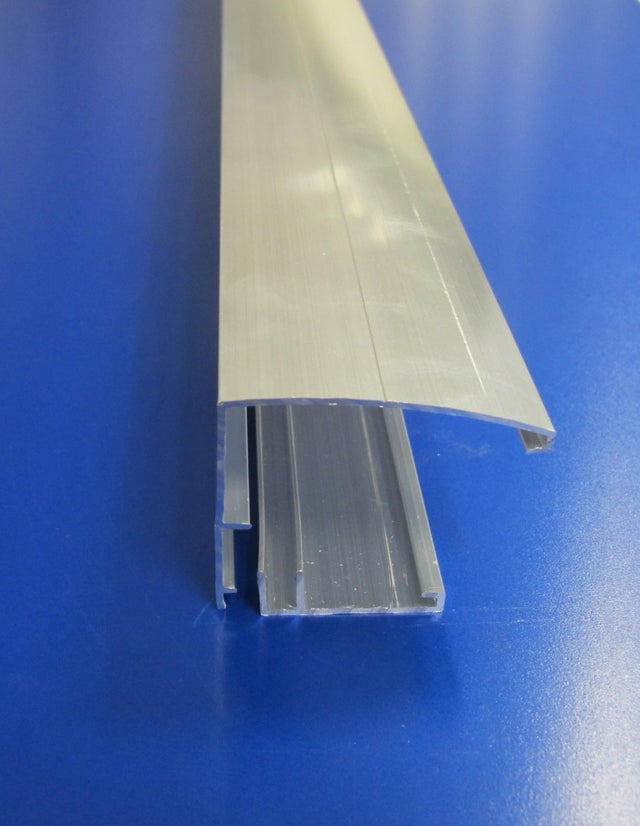 Profil bordure pour plaque ep. 16/32 mm aluminium, L.3 m