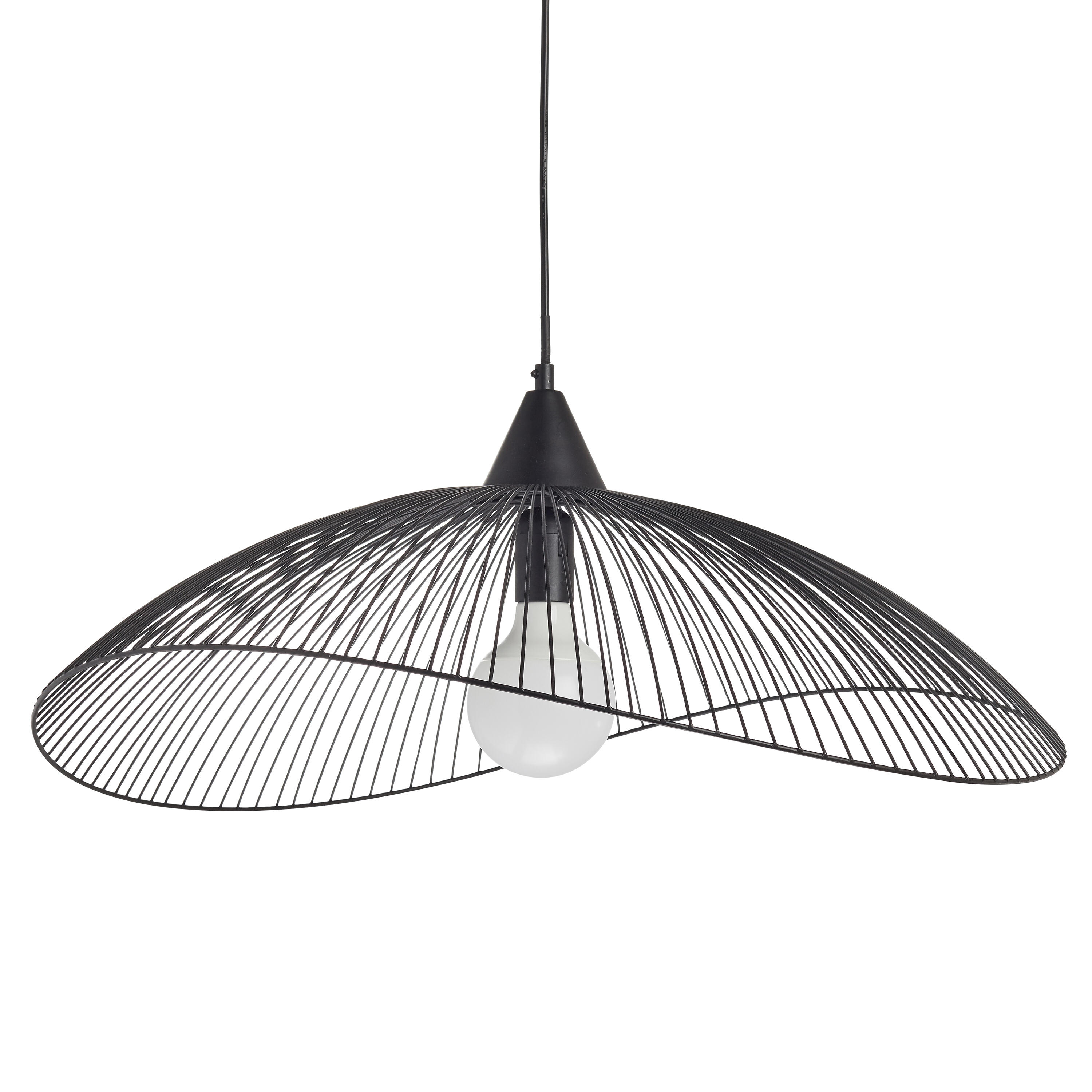 Suspension Kasteli acier, noir, Diam.65 cm, E27 - 6