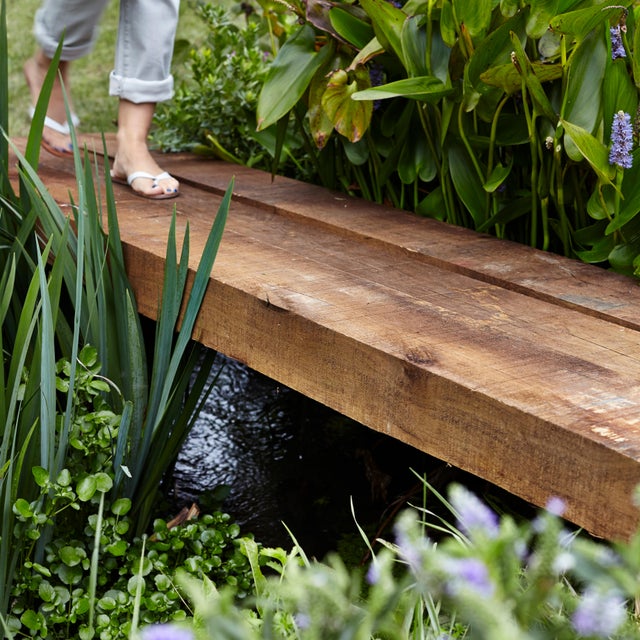 Traverse droite Authentique bois marron, H.20 x L.260 cm