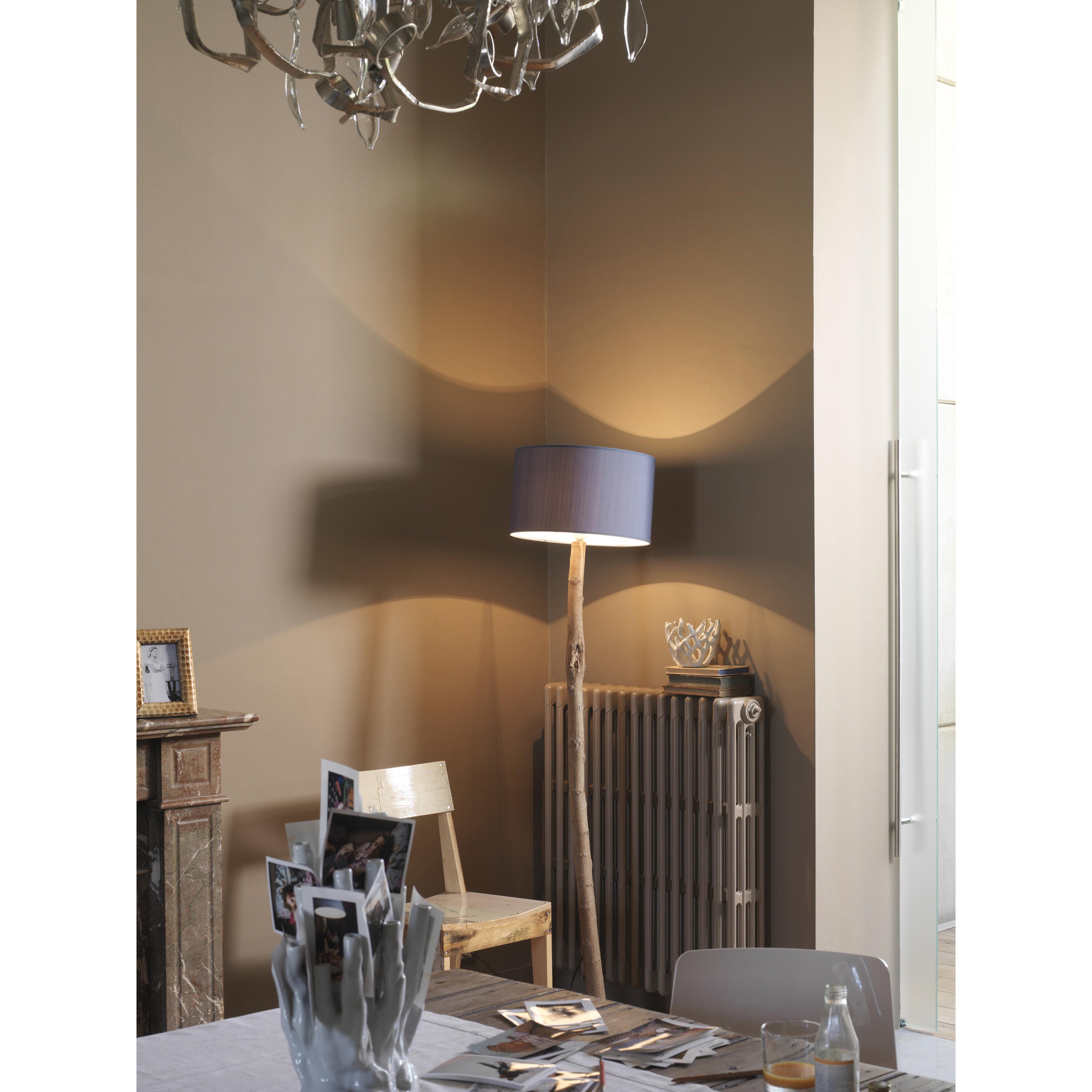 Testeur peinture mur, boiserie taupe satin DULUX VALENTINE Crème de couleur 0.03 - 4