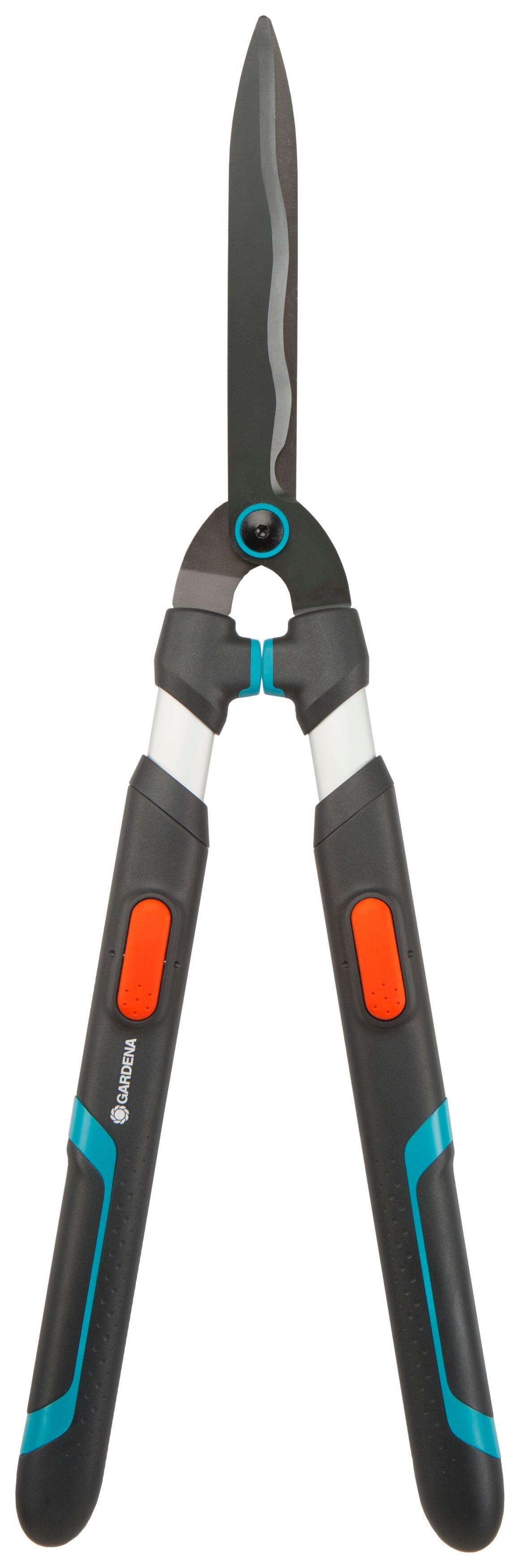 Cesoia tagliasiepi con lama curva da 23 cm in acciaio GARDENA TeleCut, per rami da 20 mm - 11