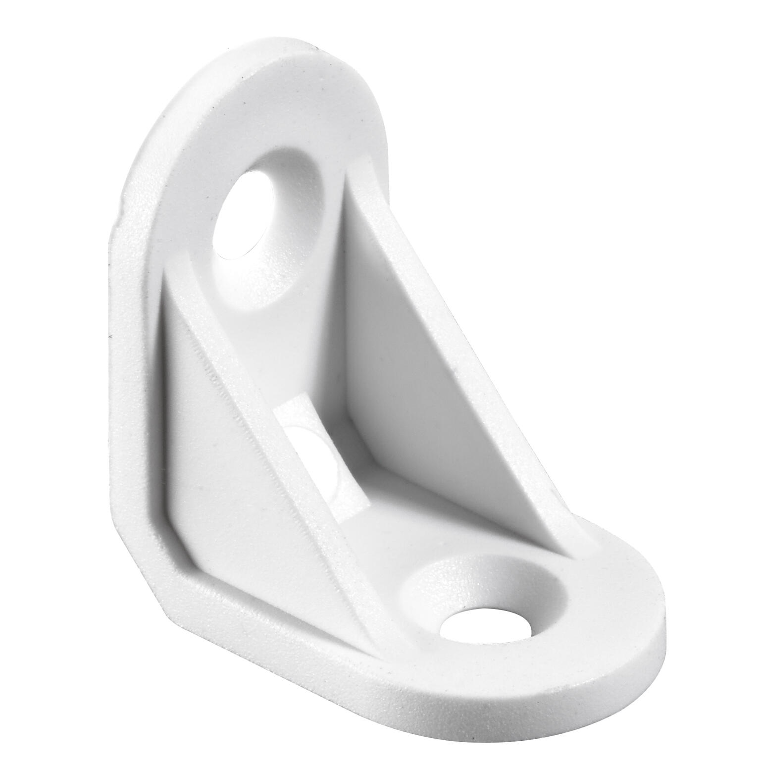 Lot De 10 équerres De Fixation En PVC Blanc - Pour Assemblage Meuble, étagère, Panneau