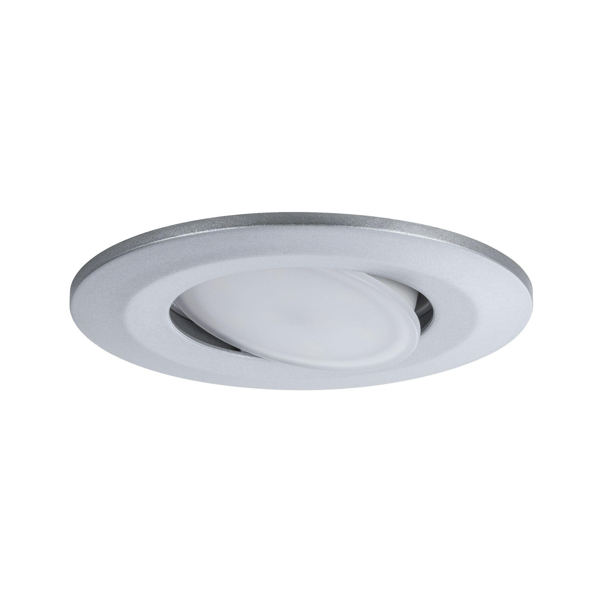 Kit 10 spots à encastrer orientables Calla module LED IP65 4000K PAULMANN alu - 4