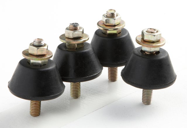 Lot de 4 amortisseurs 30 x 28 mm AGFRI
