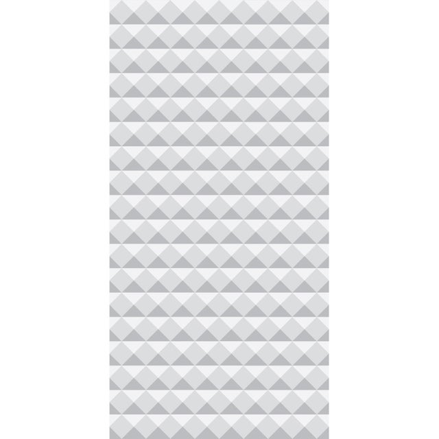 Sticker paroi de douche 100x200cm 3D gris, PLAGE