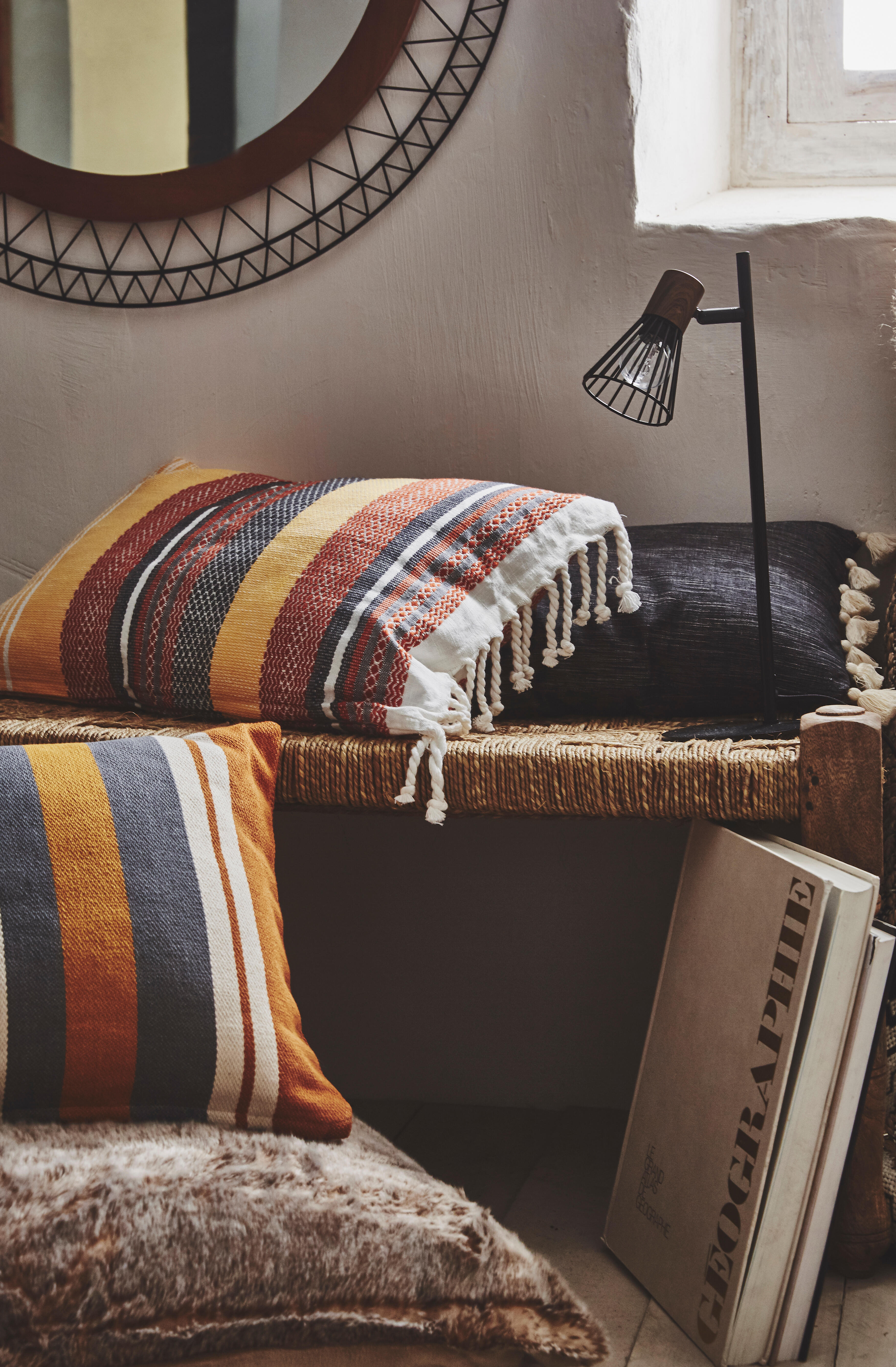 Specchio MANAM tondo in legno rovere Ø 80 cm INSPIRE - 13