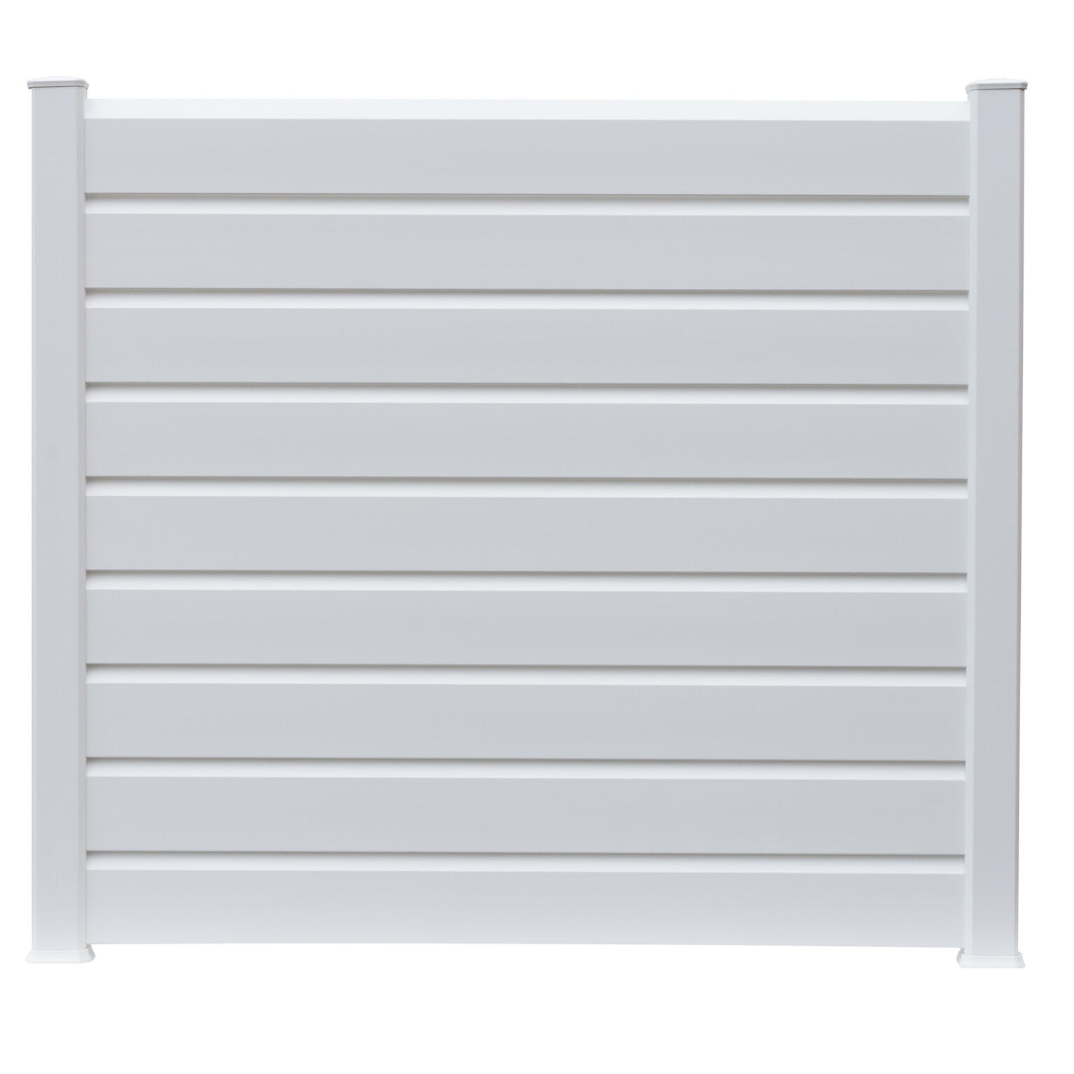 Poste en H de PVC 6 x 9 x 230 cm blanco - 3