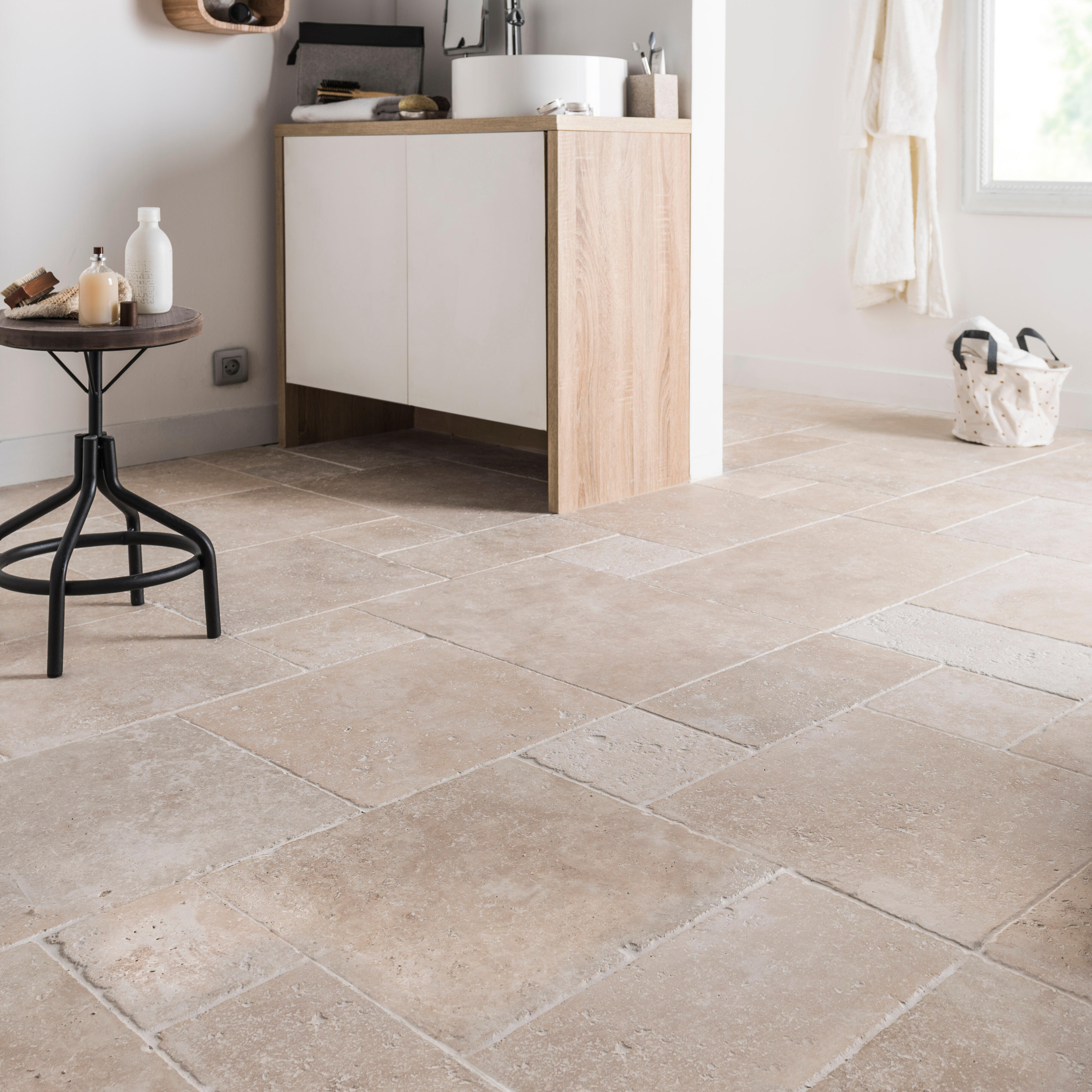 travertin intérieur beige - 1